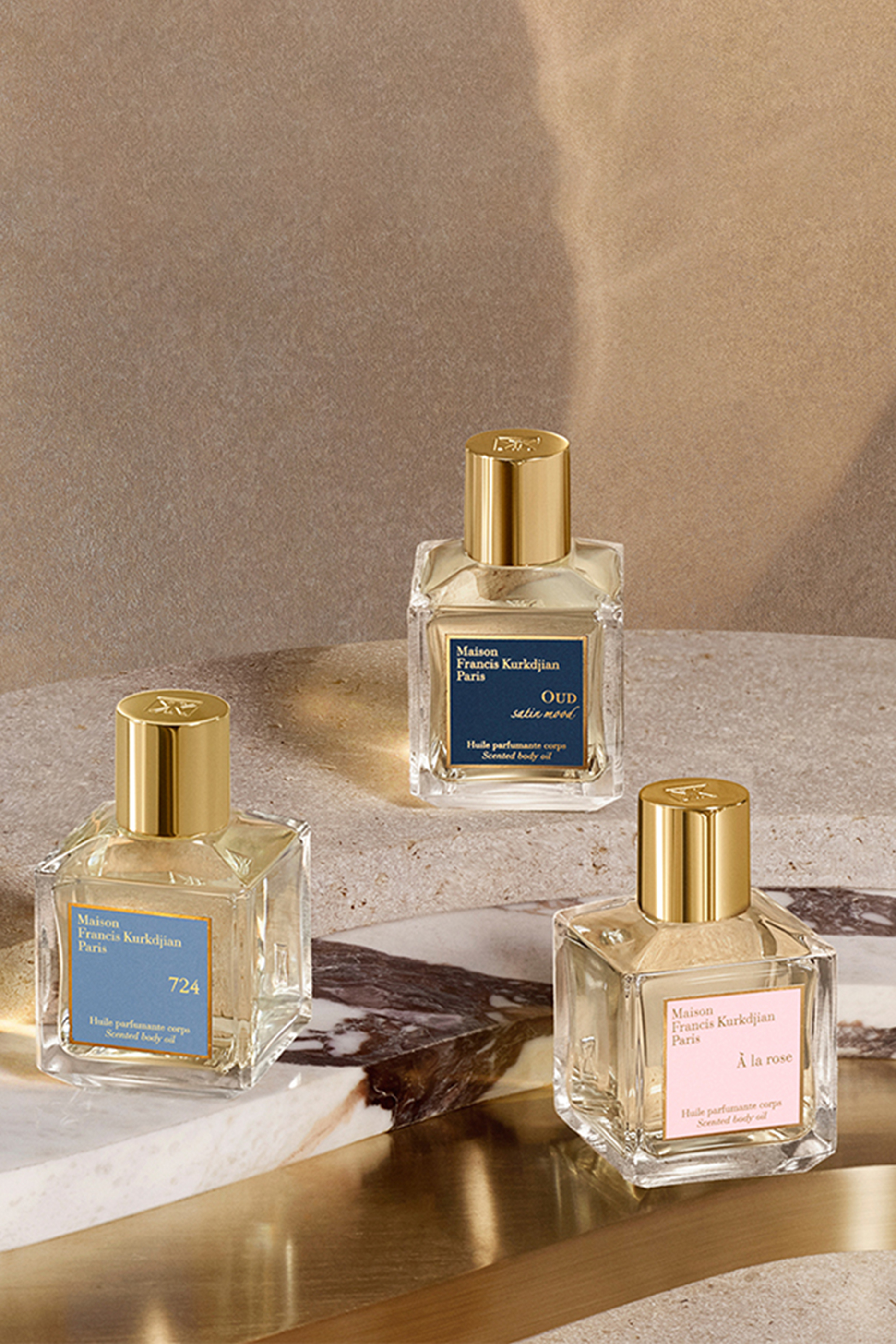 زيت الجسم المعطر عود ساتان مود، 70 مل