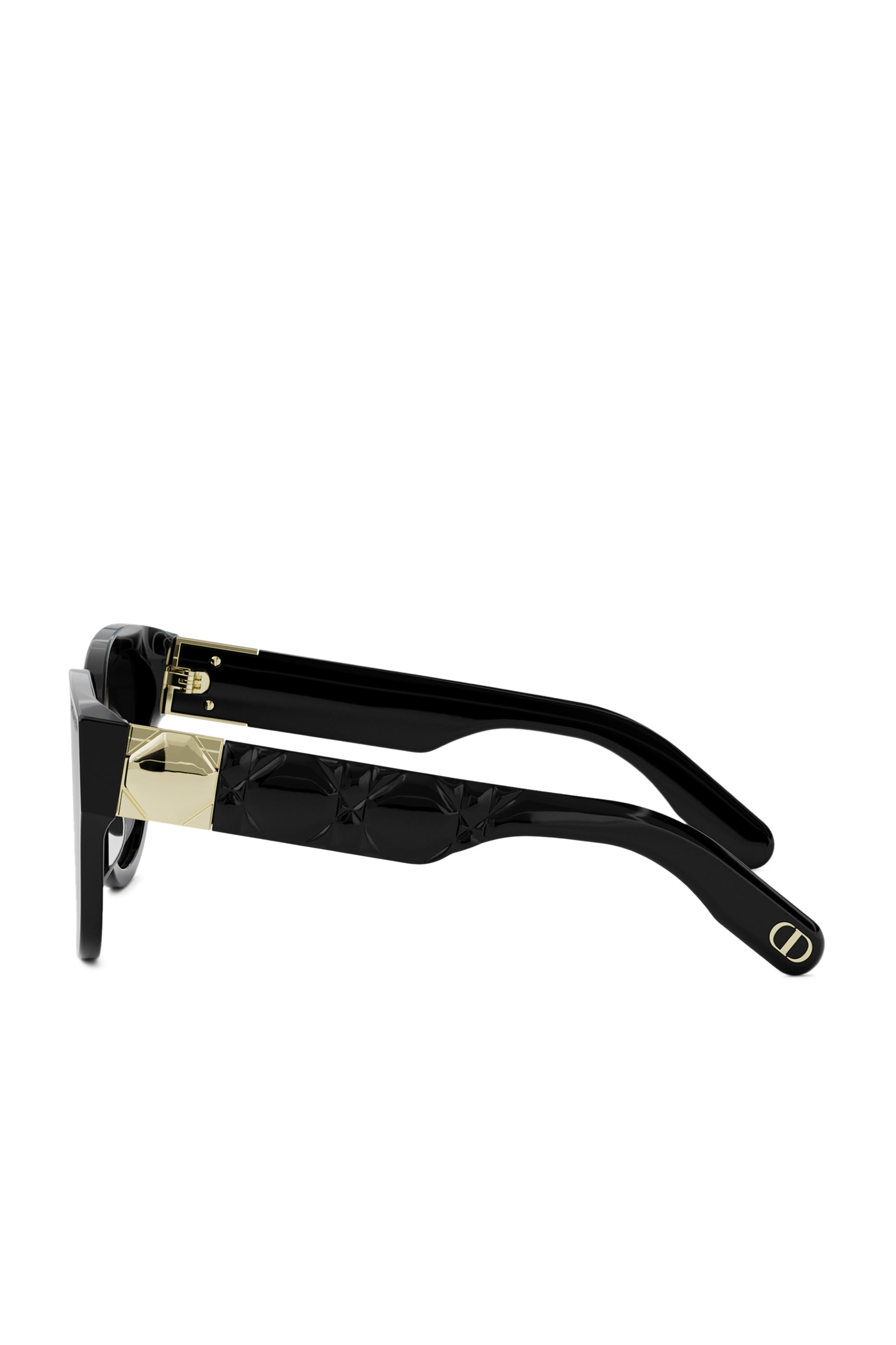 نظارة شمسية ليدي 95.22 آر 3 آي سوداء بإطار مستدير