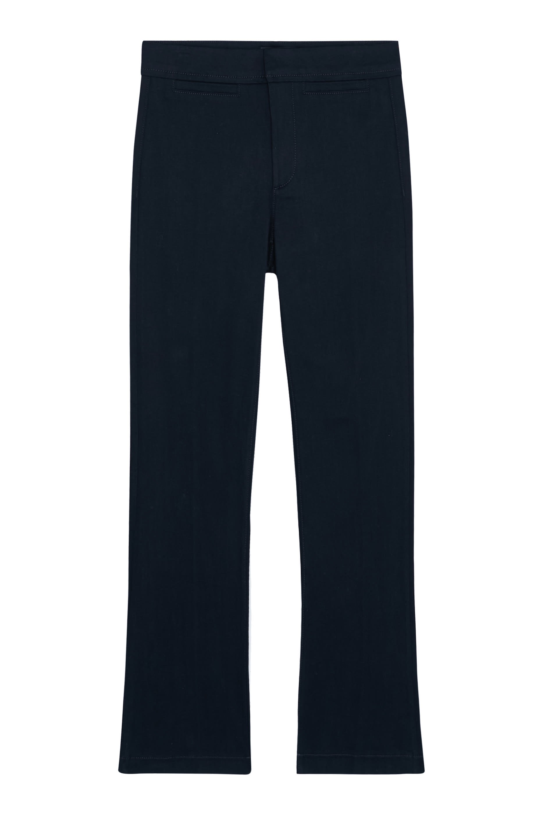 بنطال جينز لينا بقصة ساق واسعة