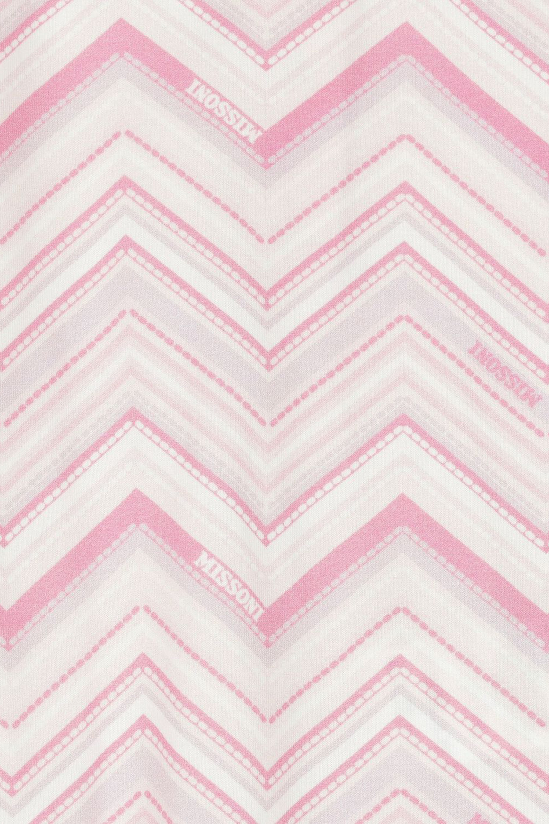 طقم هدايا لباس قطعة واحدة بنقشة شعار الماركة وخطوط متعرجة للأطفال