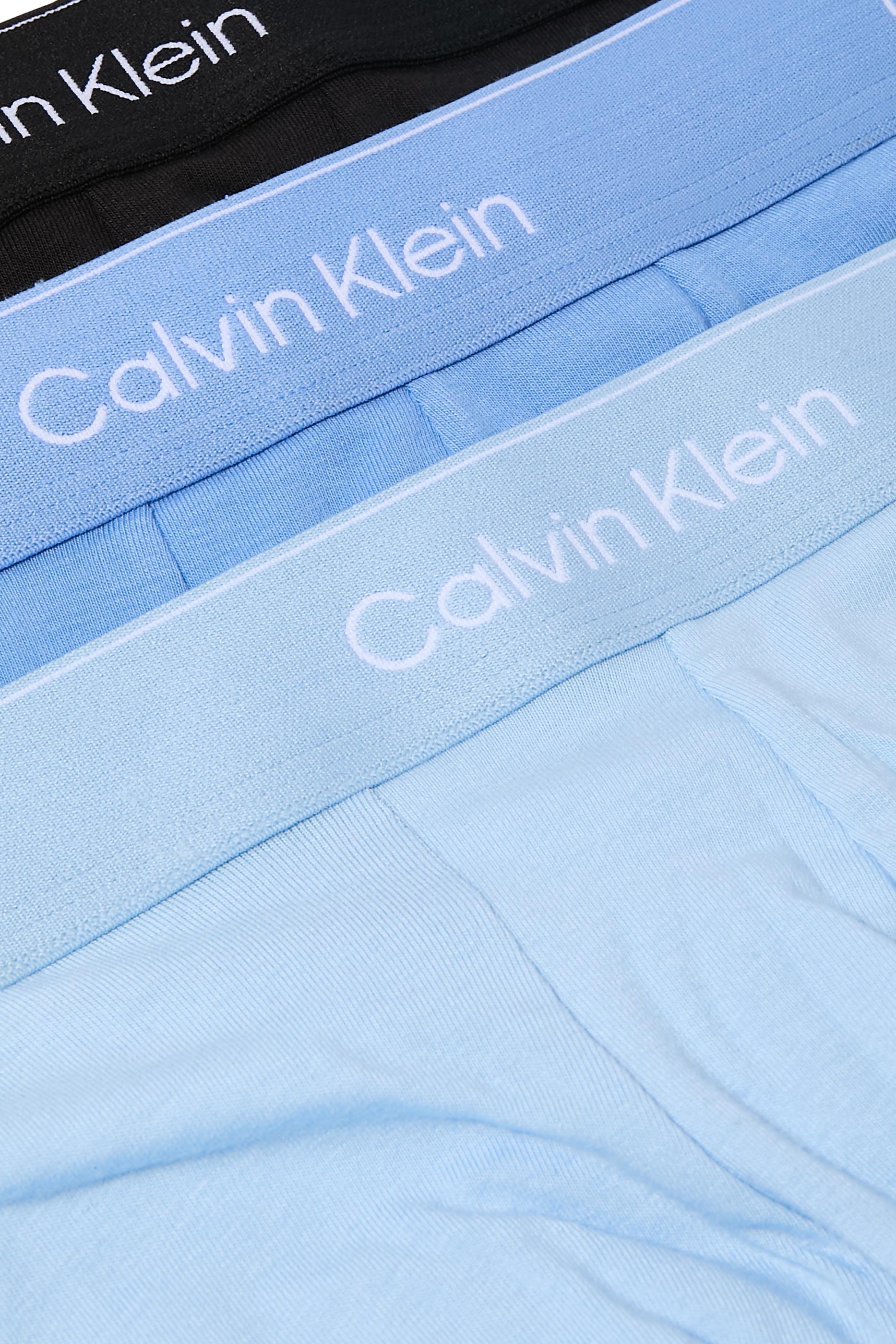 طقم بوكسر مطاطي بشعار الماركة، 3 قطع