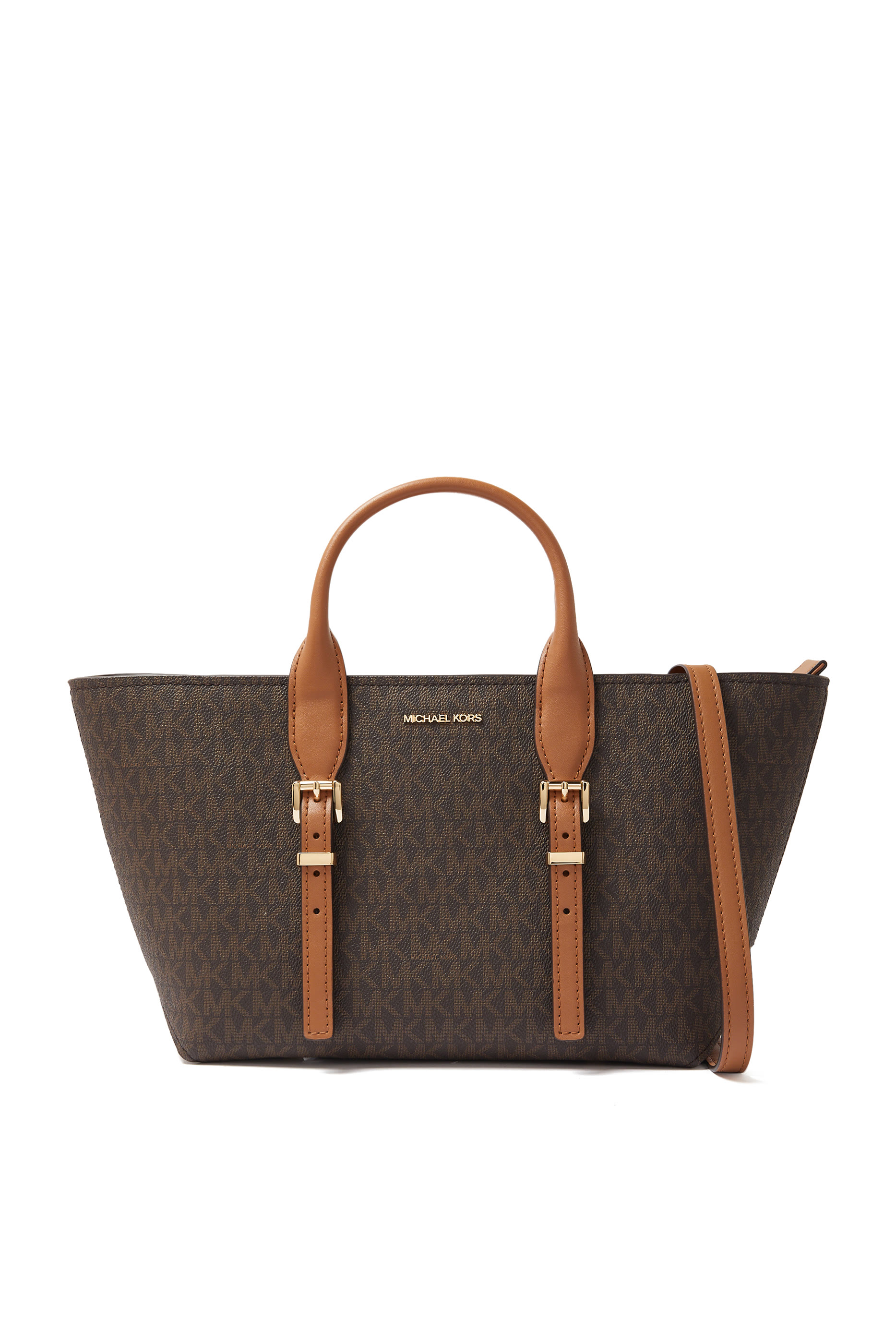 حقيبة يد موري صغيرة قماش قنب بطلاء شعار الماركة