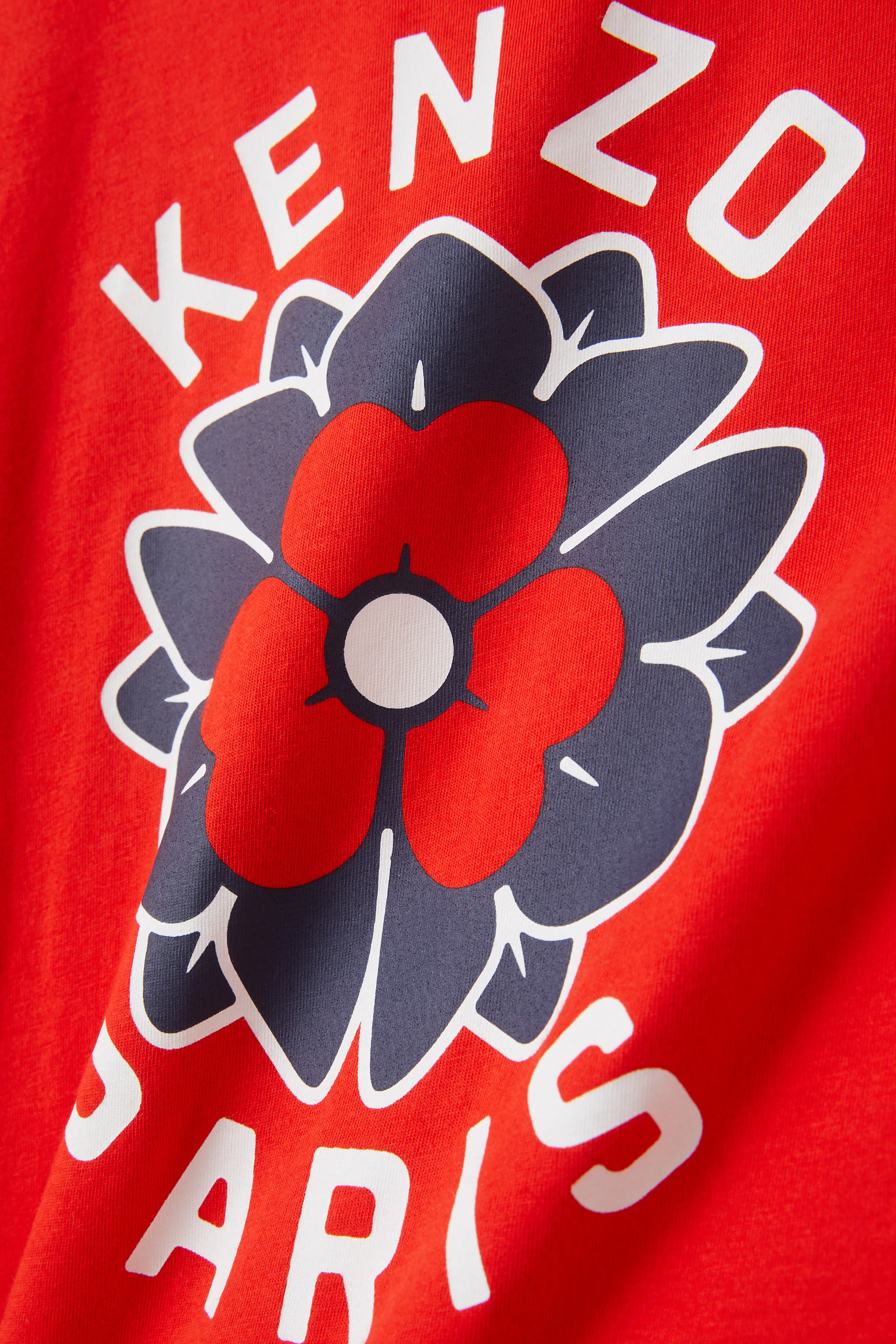 تيشيرت بشعار الماركة قطن للأطفال