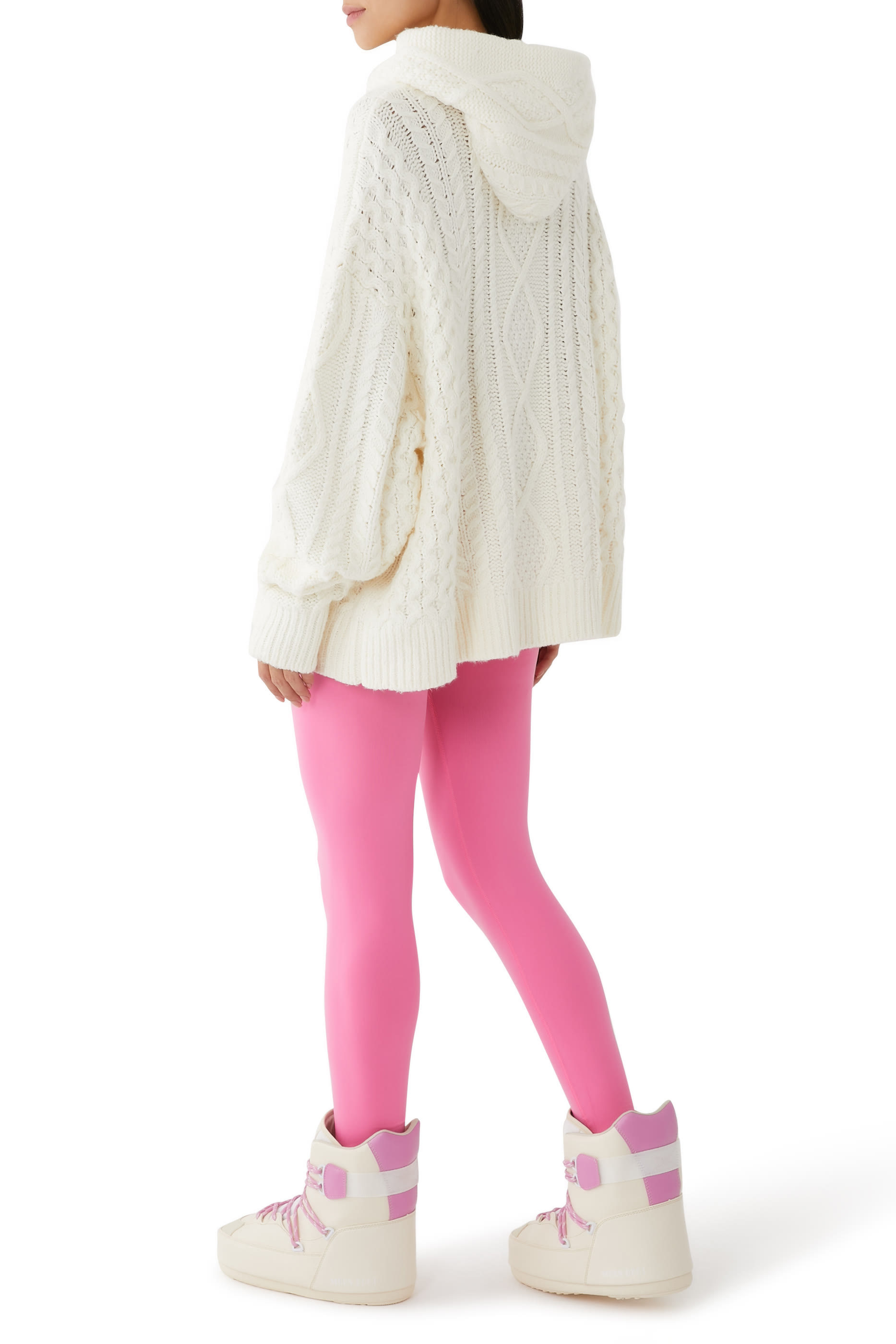 بوت سنيكر بكاحل متوسط الارتفاع نايلون