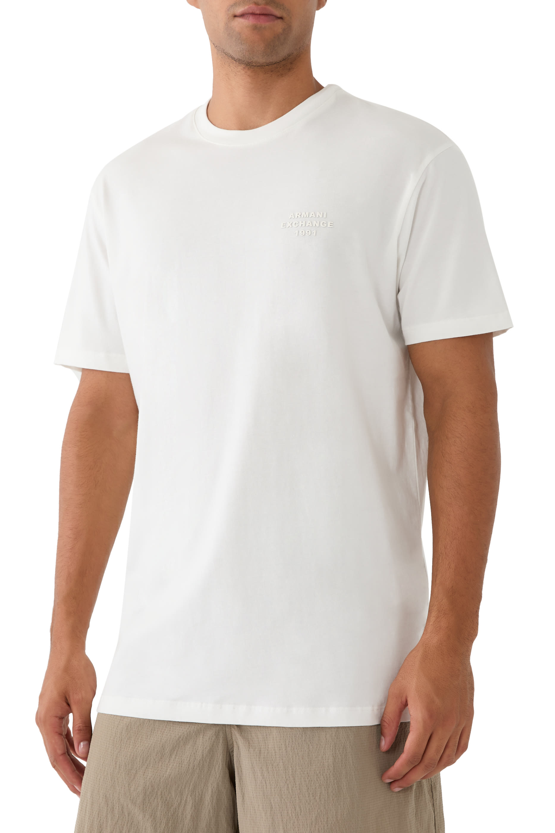 تيشيرت بحروف شعار الماركة جيرسيه