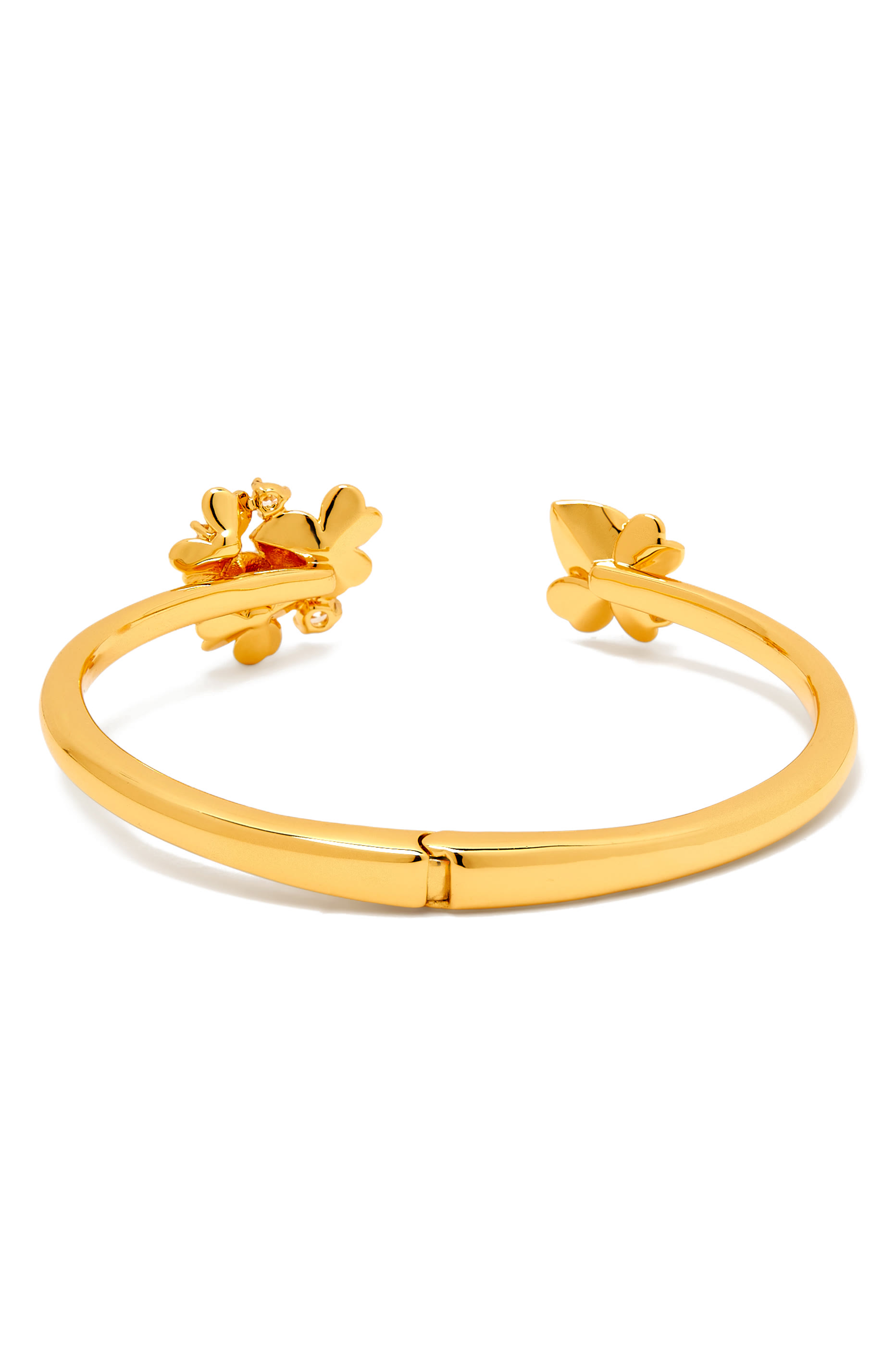 سوار بريشس بانسي مفتوح مرصع بأحجار زركونيا مكعبة، معدن مطلي