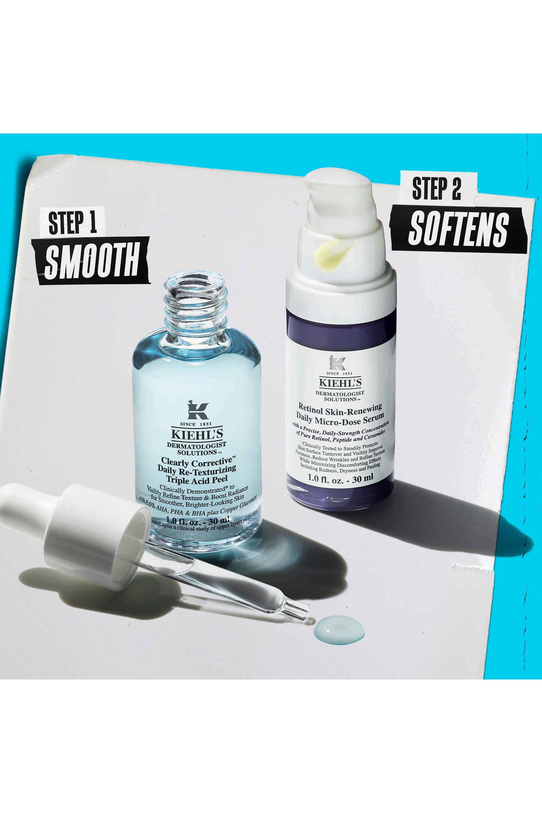 سيروم يومي كليرلي كوريكتيف لتقشير البشرة وتجديدها بالأحماض الثلاثية