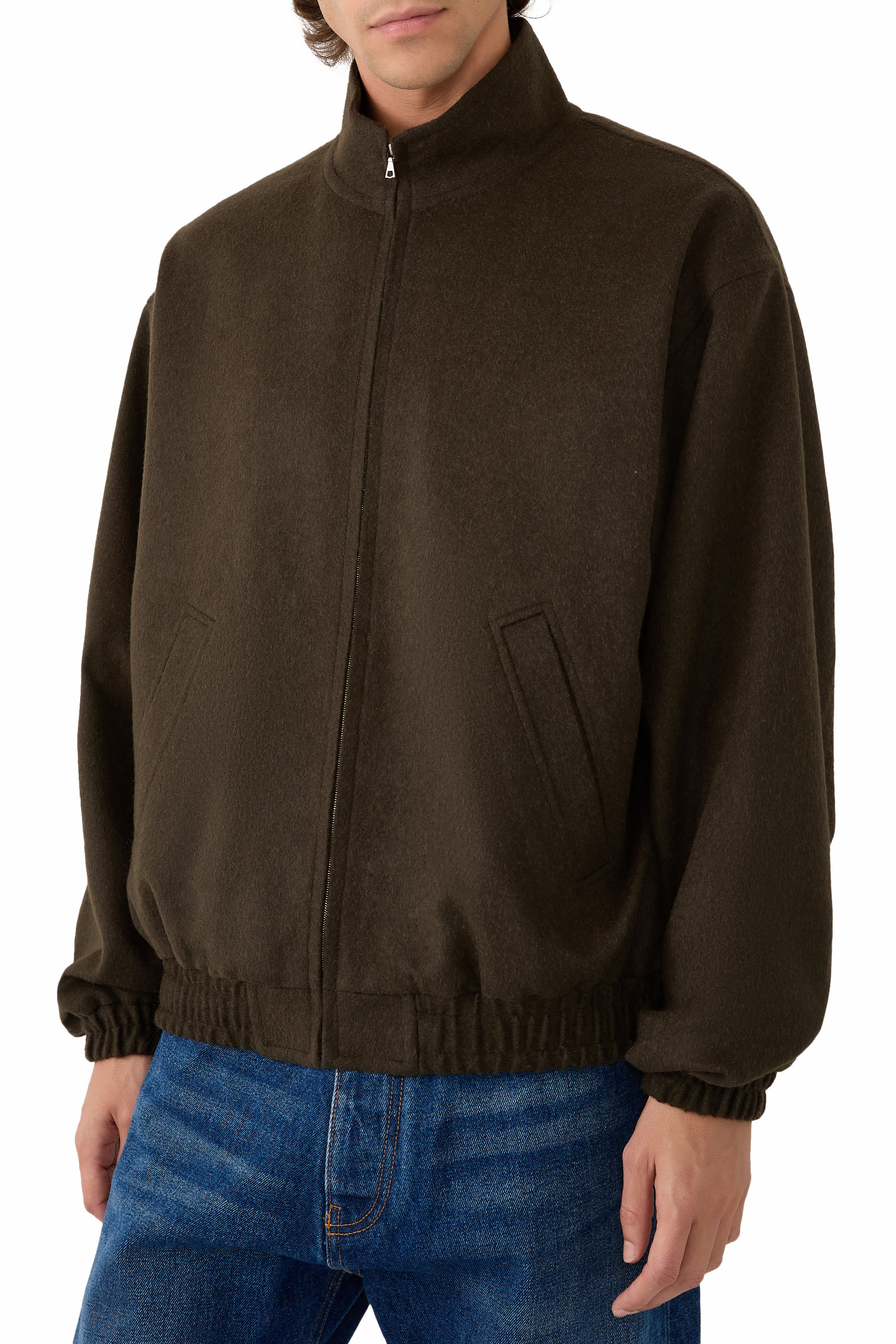 جاكيت بايبي كامل بسحاب فلانيل