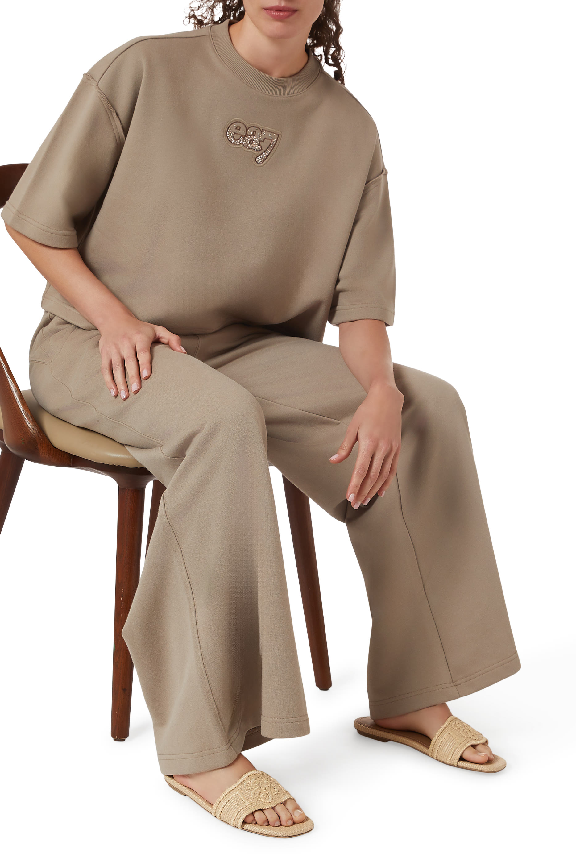 صندل رافيا منسوج