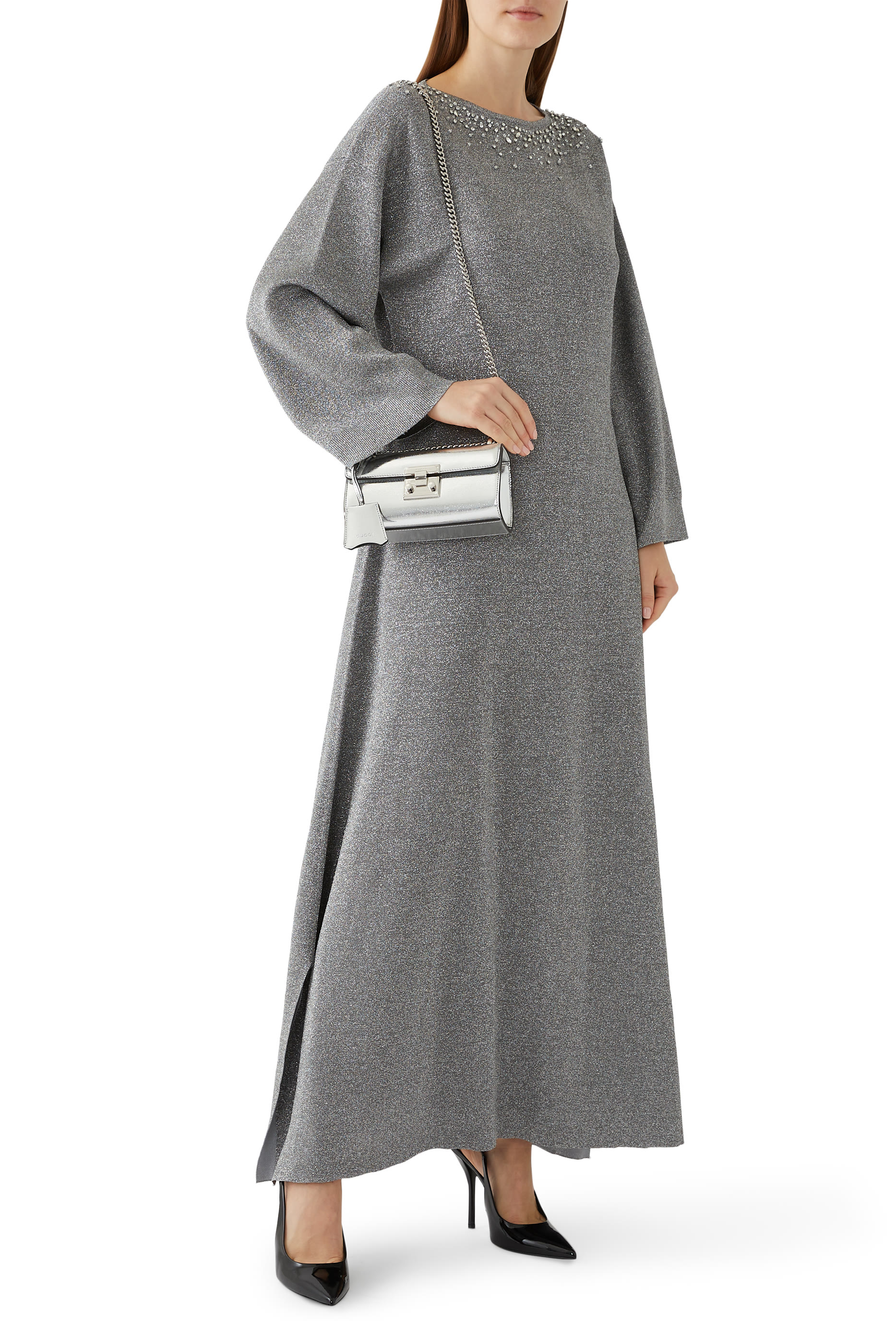 فستان كيمونو بأكمام طويلة