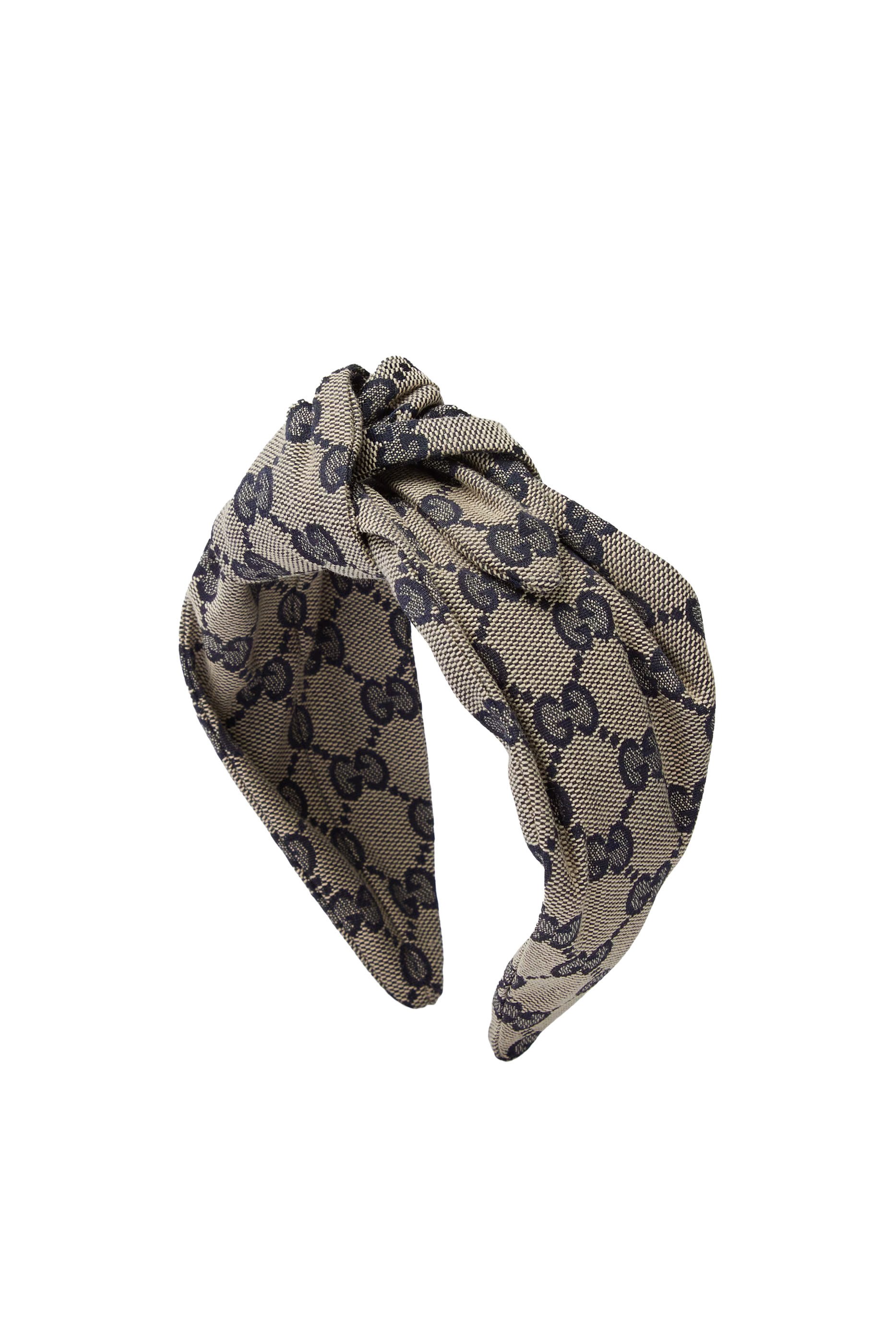 طوق رأس قماش قنب بشعار الماركة للأطفال