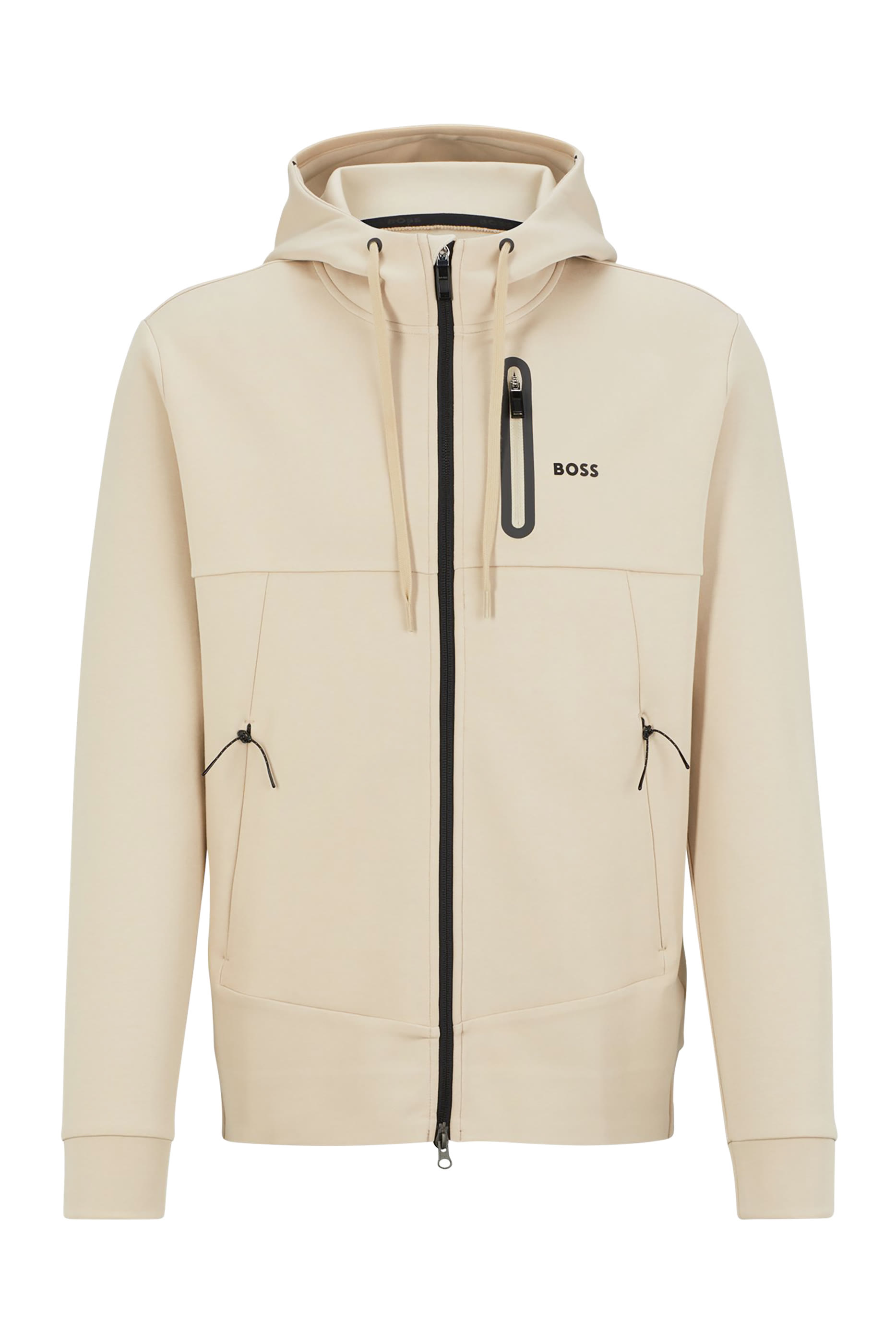 هودي مزيج قطن بسحاب