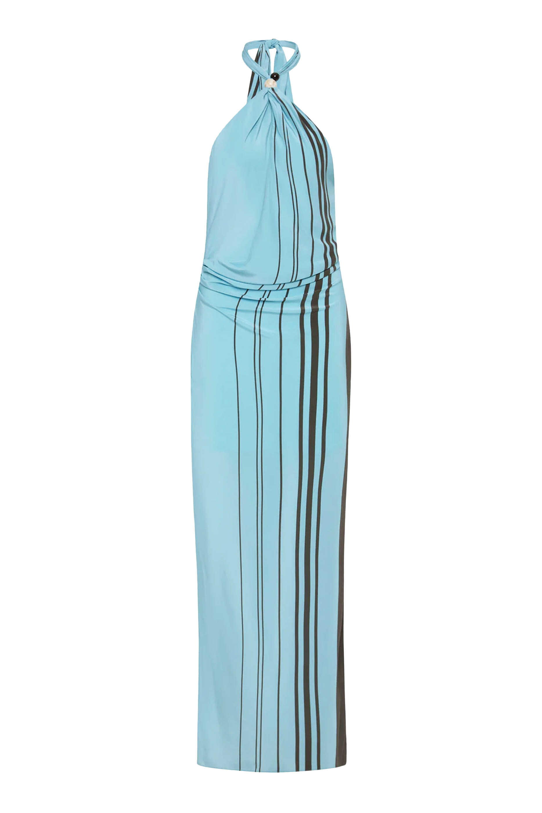  Rioja Halter Scarf Maxi Dress