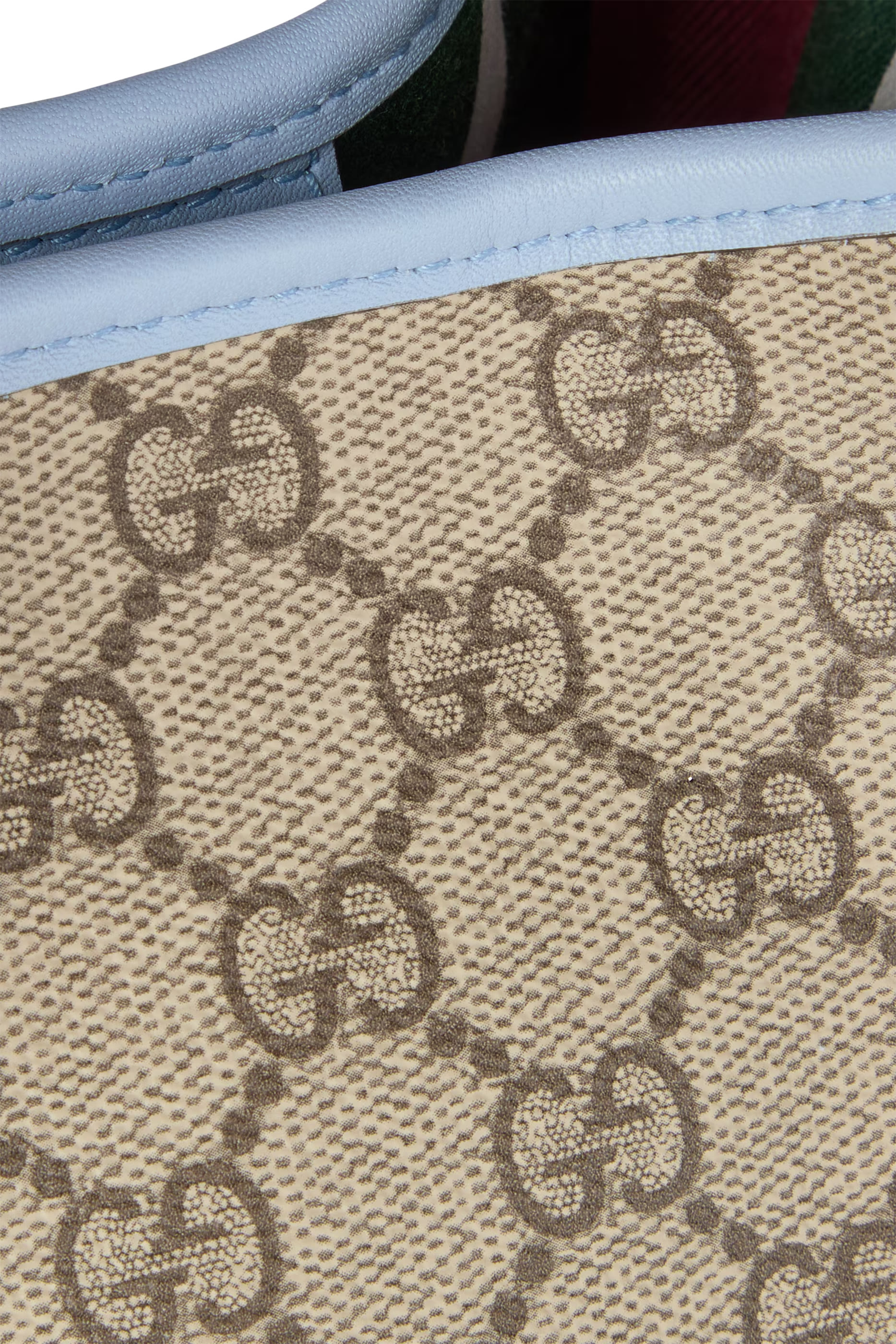 حقيبة باكيت صغيرة بشعار حرفي الماركة