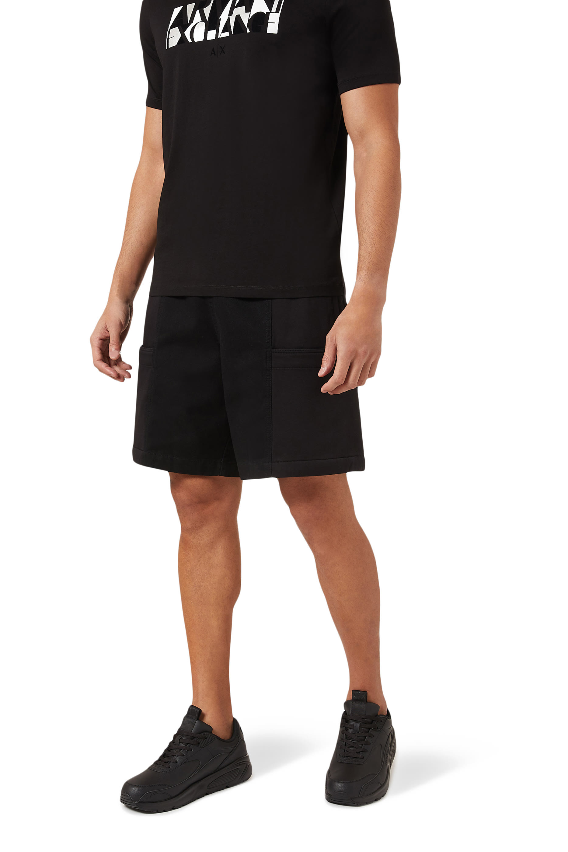 سنيكرز برونكس بشعار الماركة جلد صناعي