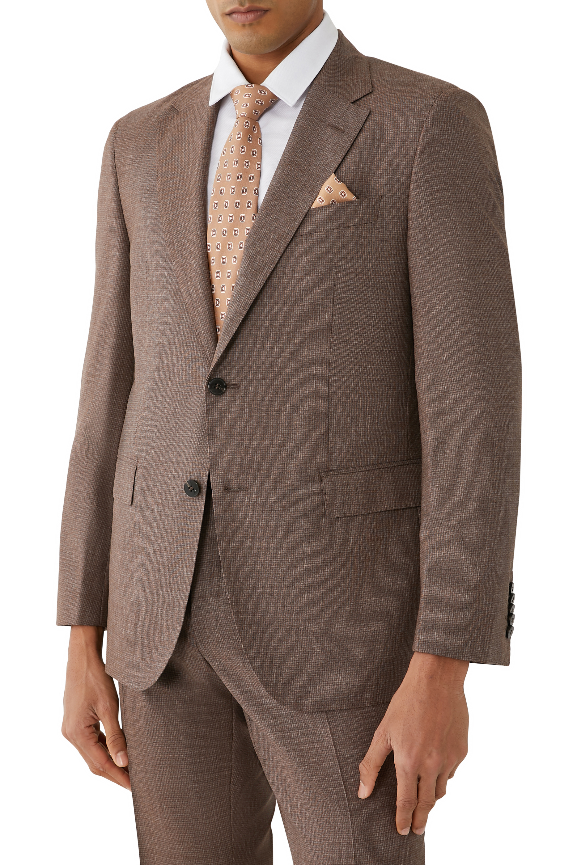 ربطة عنق حرير بنقشة جاكار