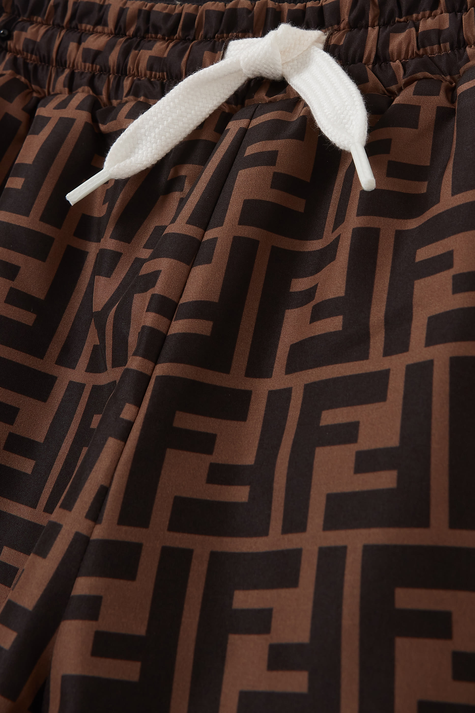 بنطال بتصميم وجهين جيرسيه ونايلون للأطفال