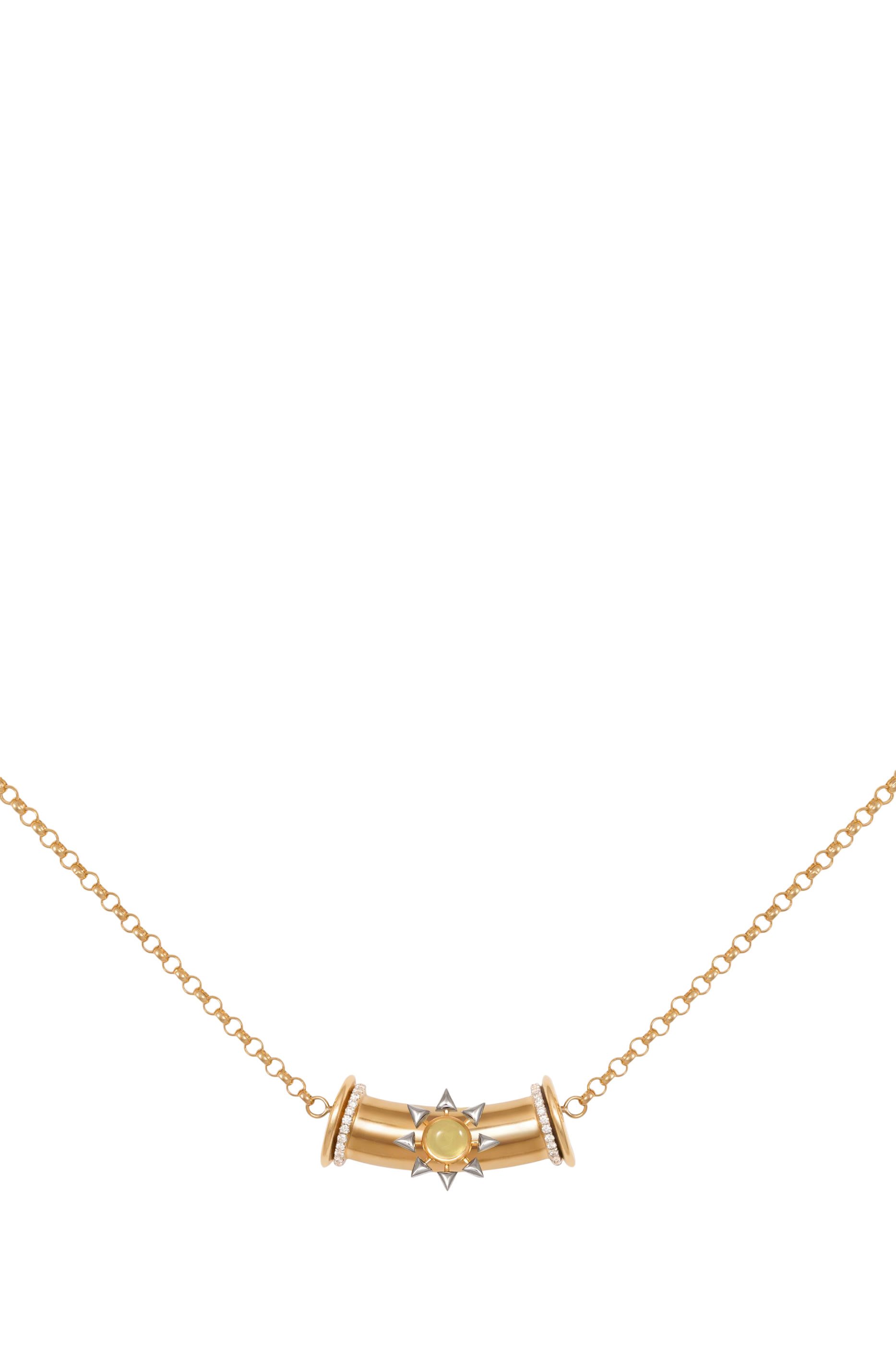 سوار وريور ستار سيد مرصع بحجر سترين وماس ذهب ‏أصفر عيار 18