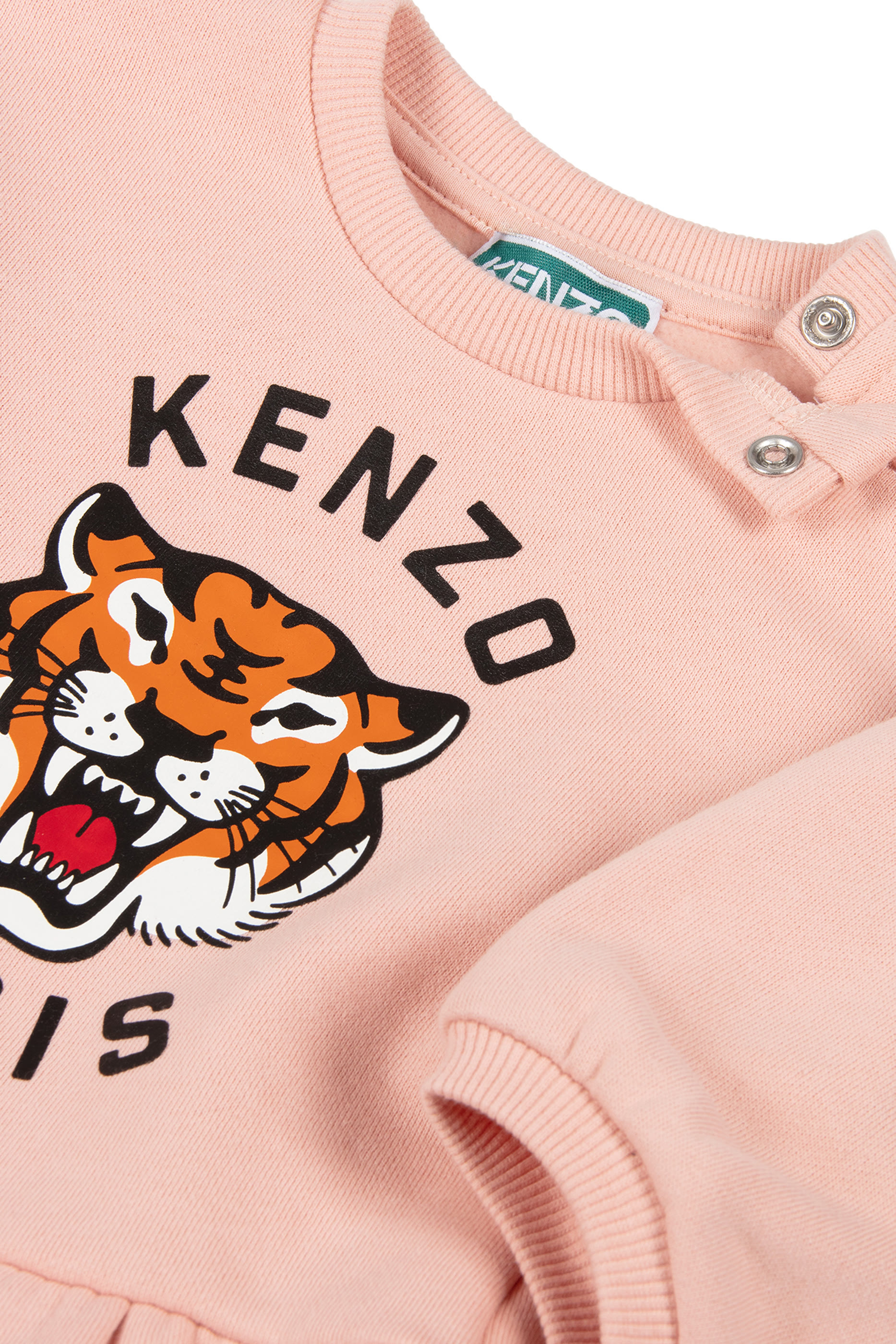 فستان بنقشة نمر قطن جرسيه للأطفال