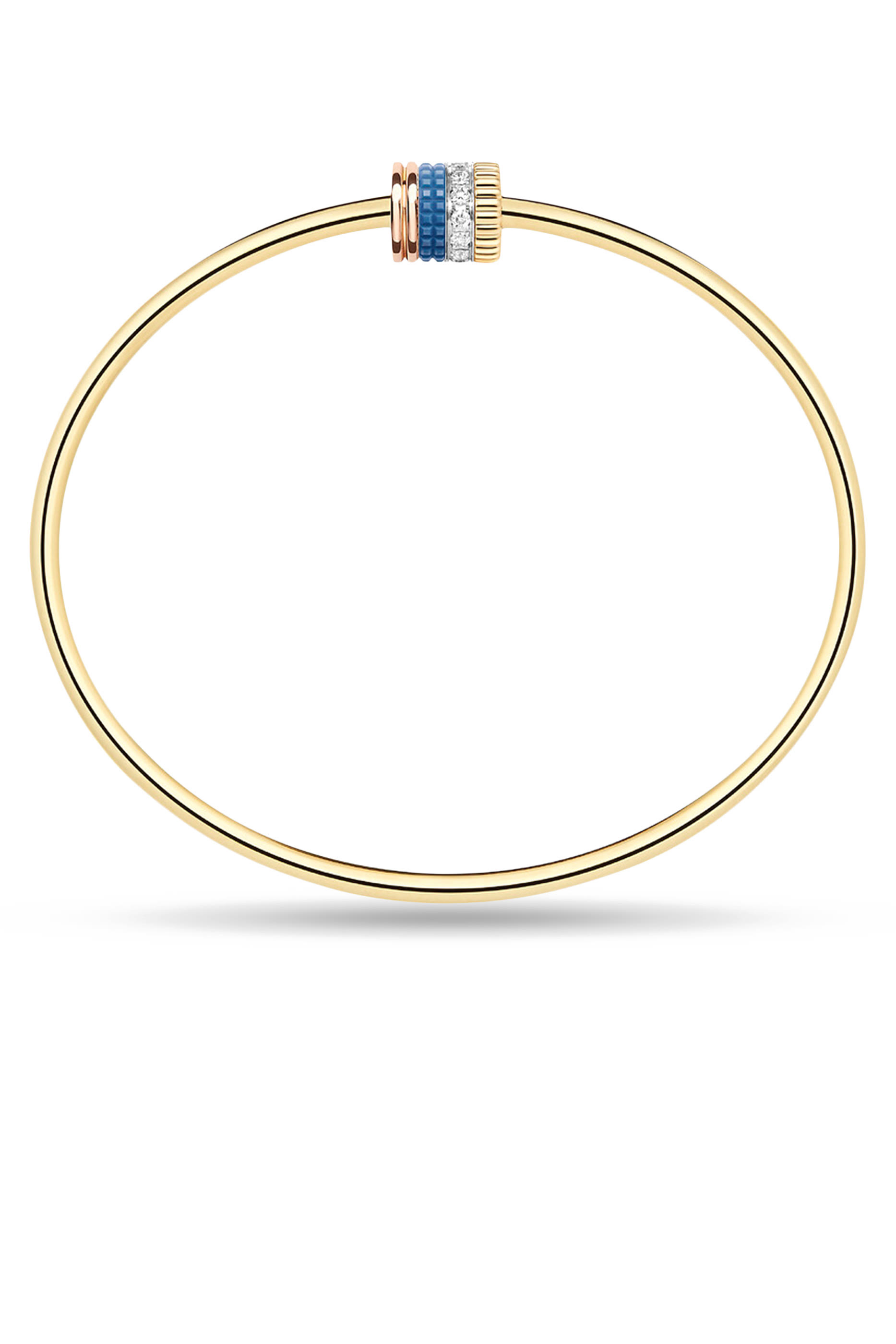 سوار كاتر كلاسيك ذهب مختلط عيار 18 وسيراميك