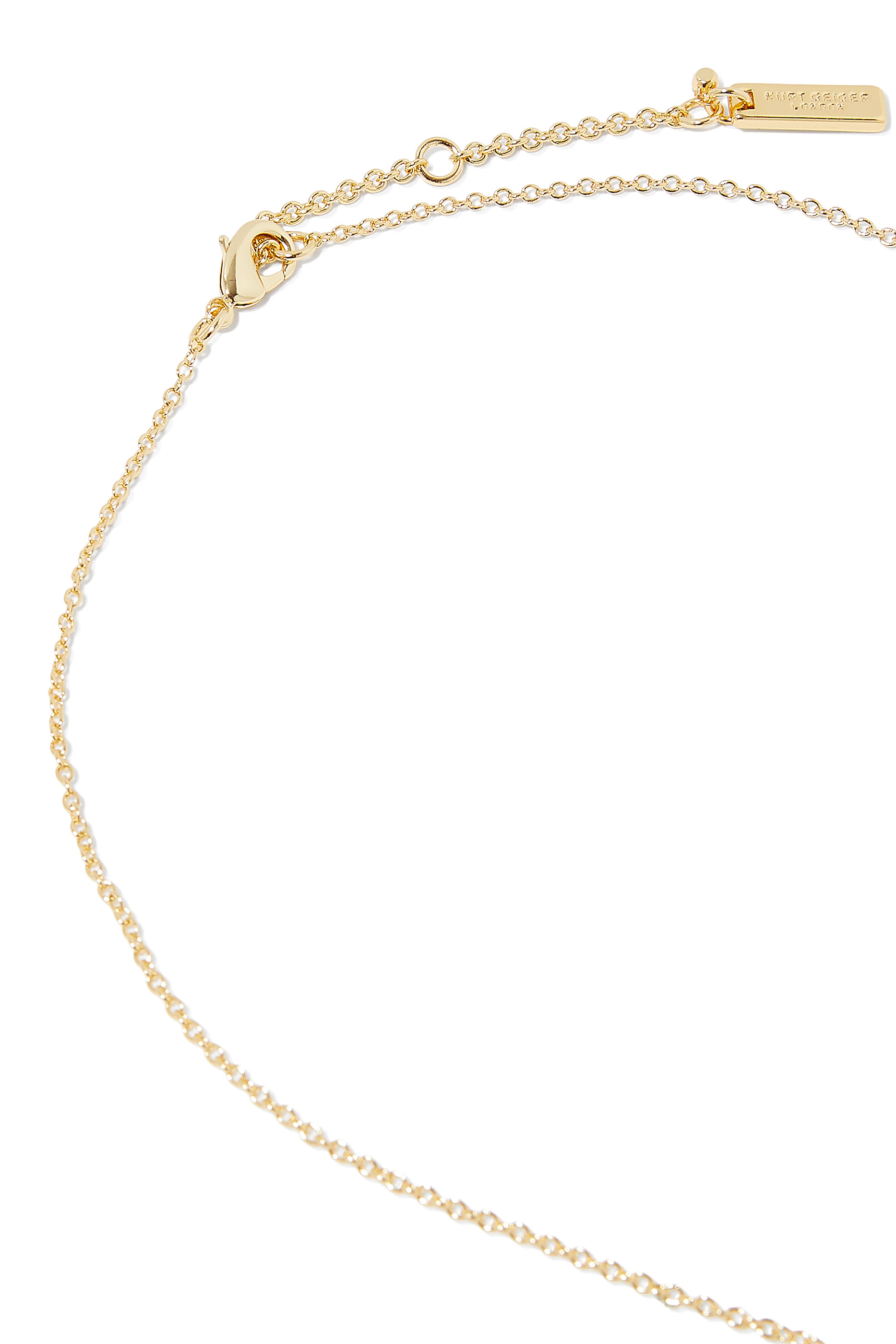 قلادة مرصعة بكريستال والتورمالين شبه الثمين، نحاس