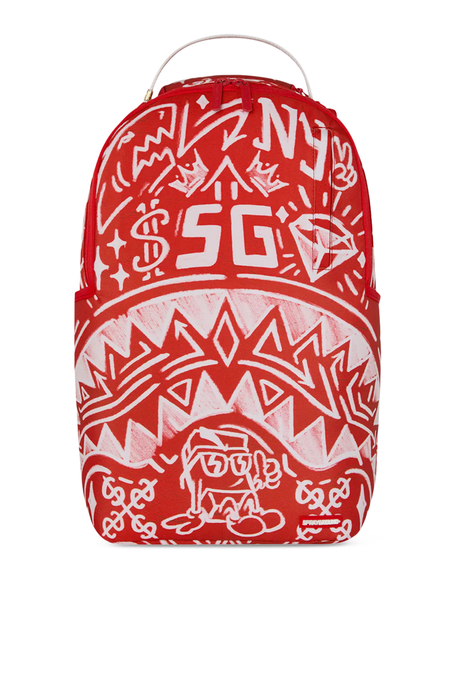 حقيبة ظهر بنقشة جرافيتي للأطفال