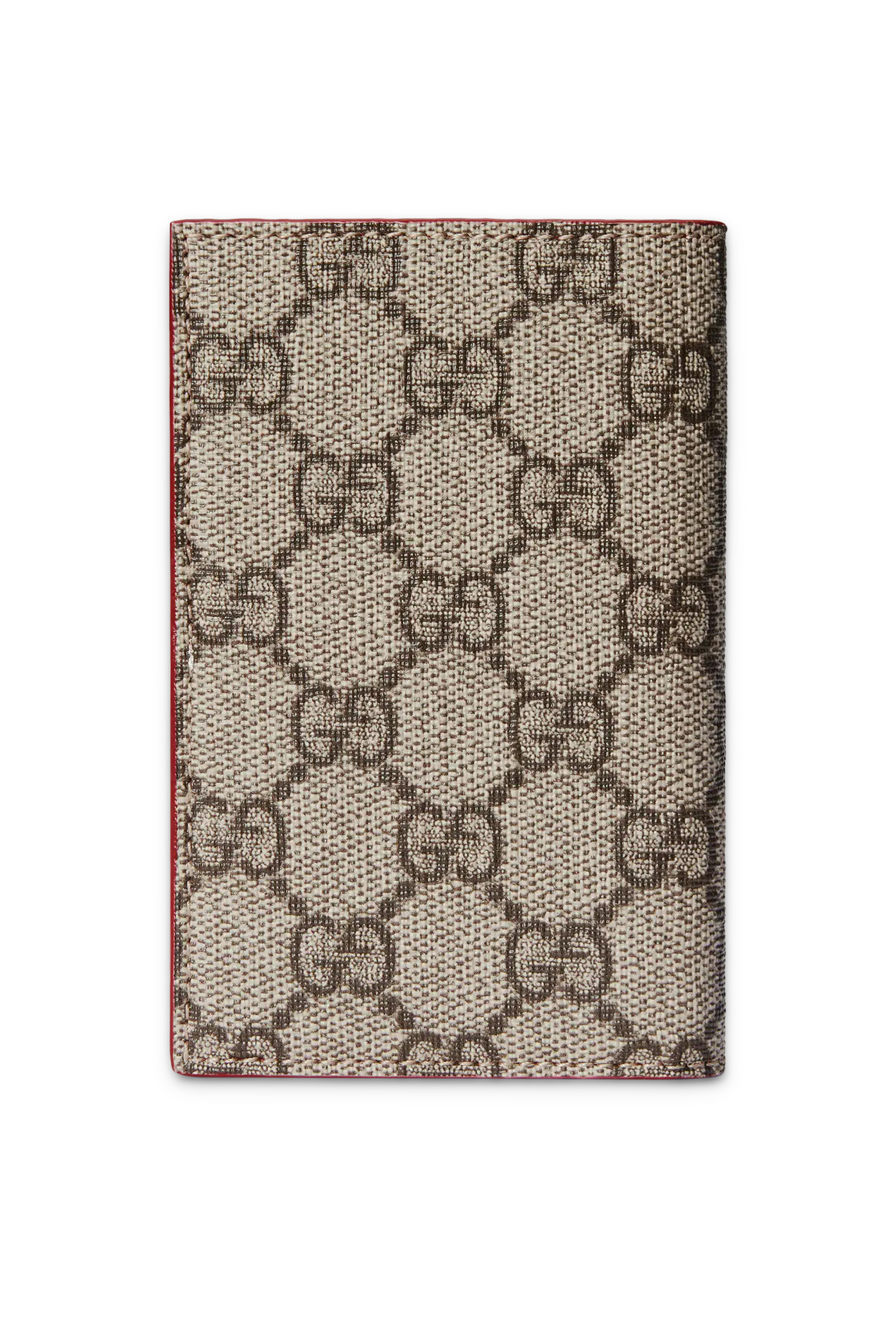 حافظة بطاقات طويلة بحرفي شعار الماركة