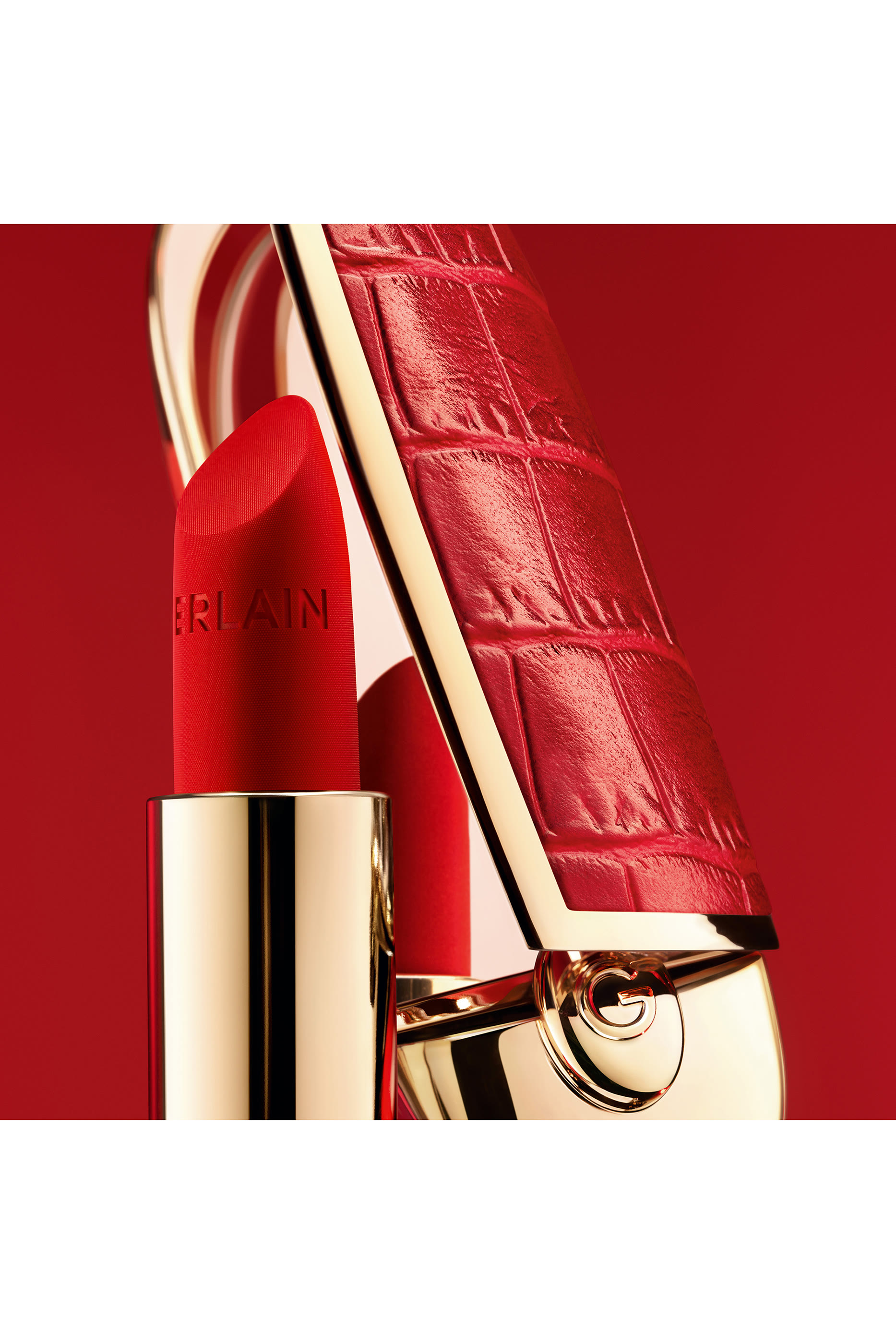 عبوة أحمر شفاه روج جي بنقشة ريش طائر العنقاء