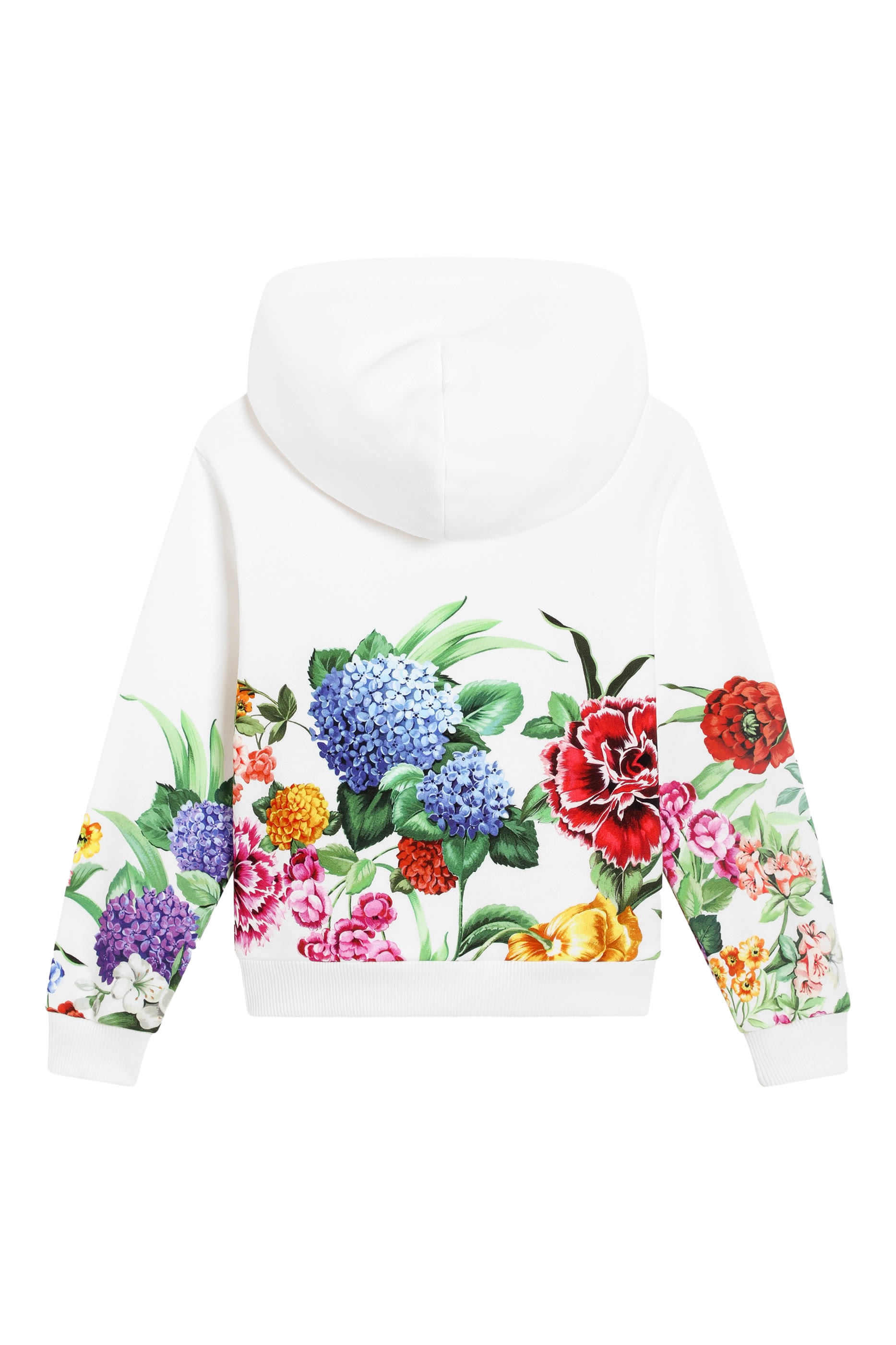 هودي بسحاب  وطبعات زهور للأطفال