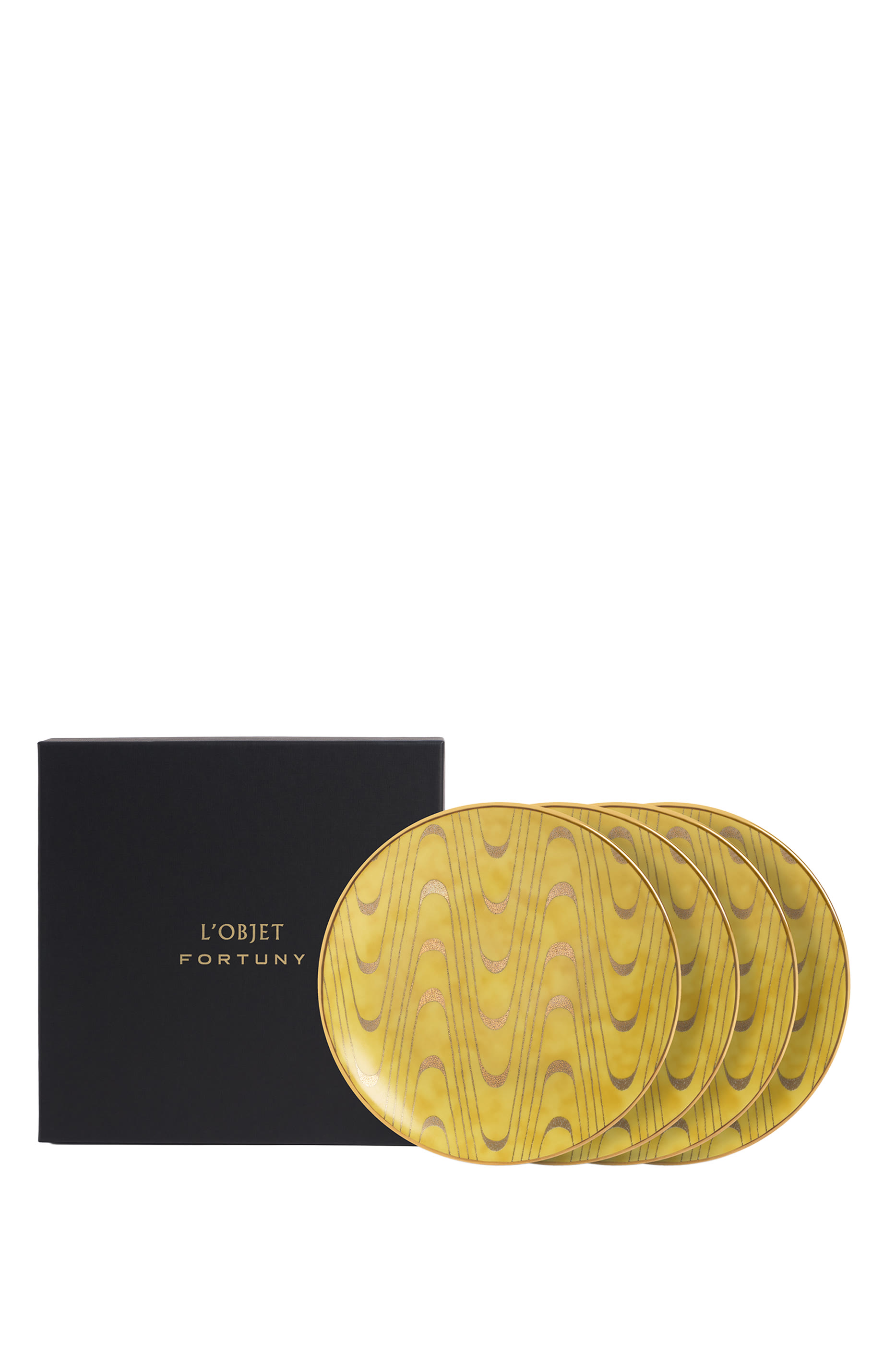 Fortuny Apollo Canapé Plates - Set Of 4