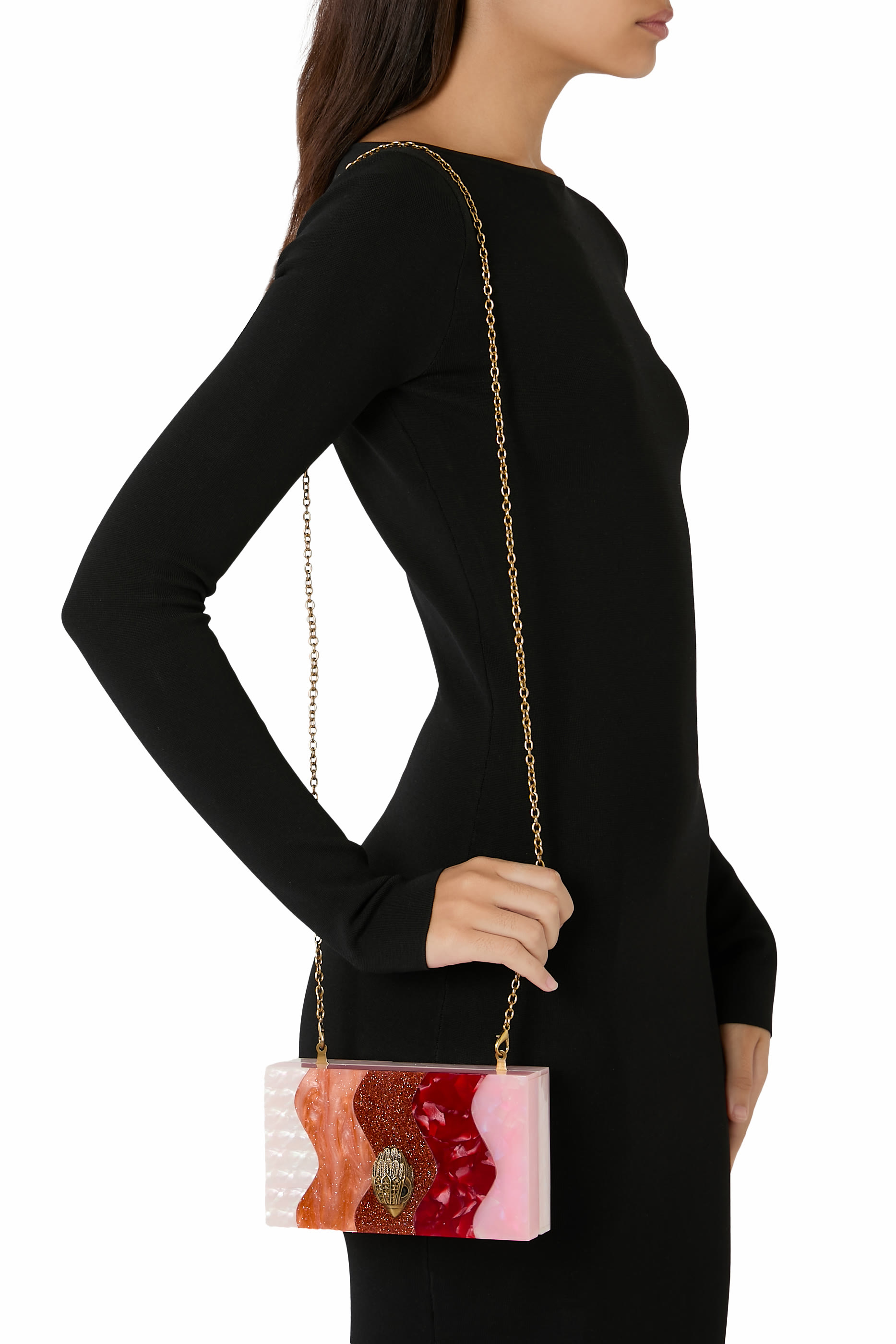 كلاتش بارتي بحلية شعار الماركة