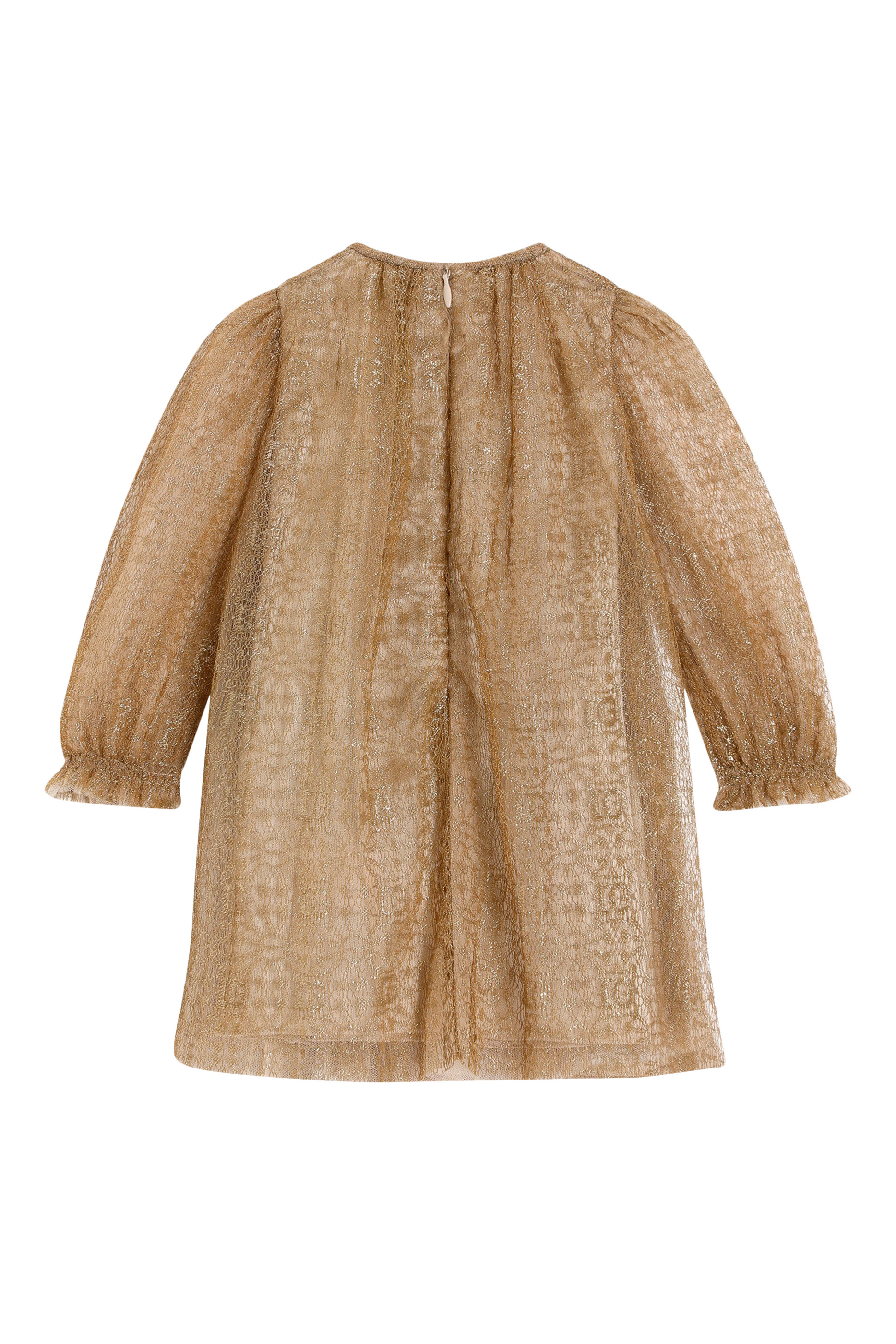 فستان دانتيل مع سروال تحتي للأطفال