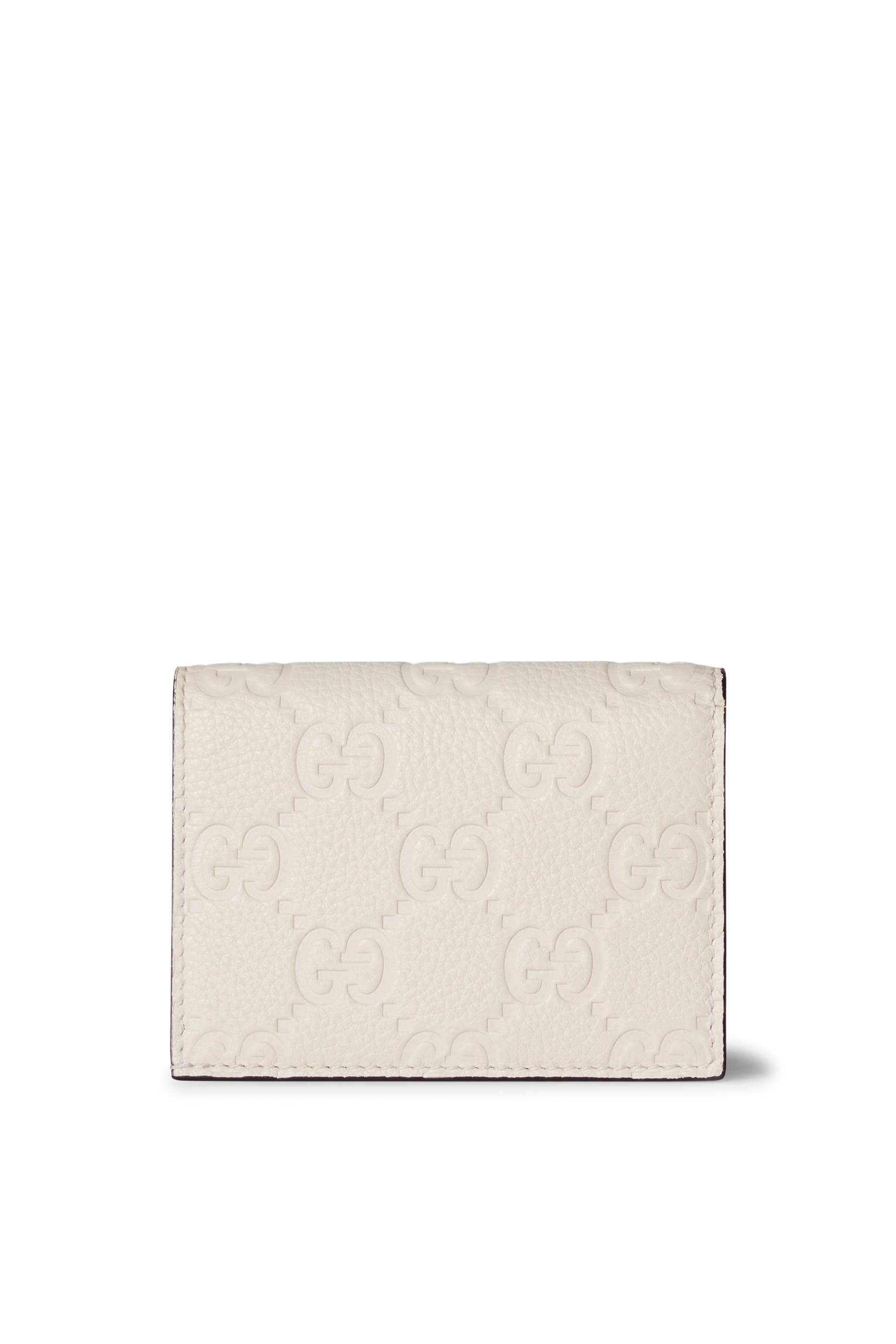 محفظة صغيرة بشعار حرفي الماركة بنقشة محفورة