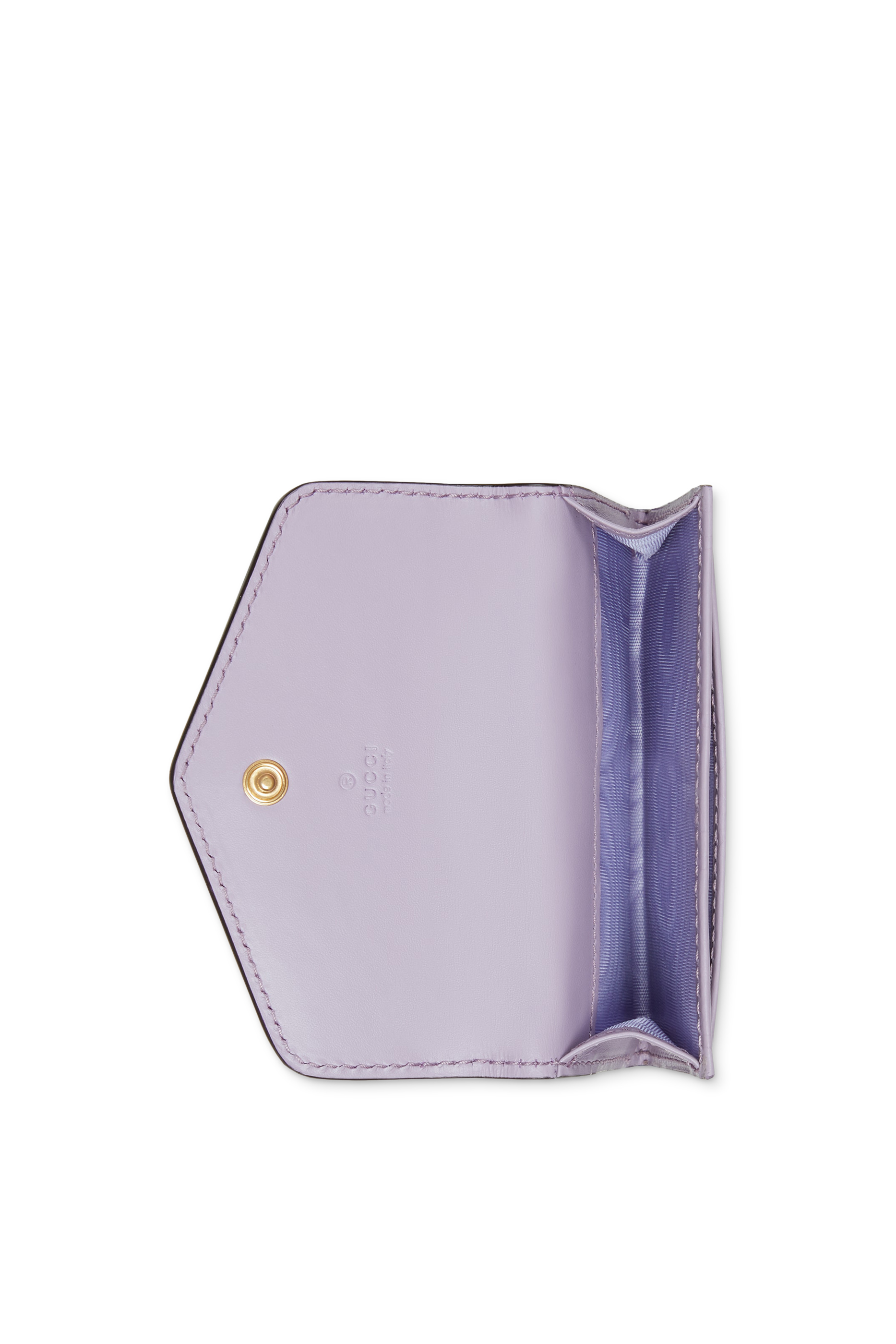 حافظة بطاقات بنقشة حرفي شعار الماركة