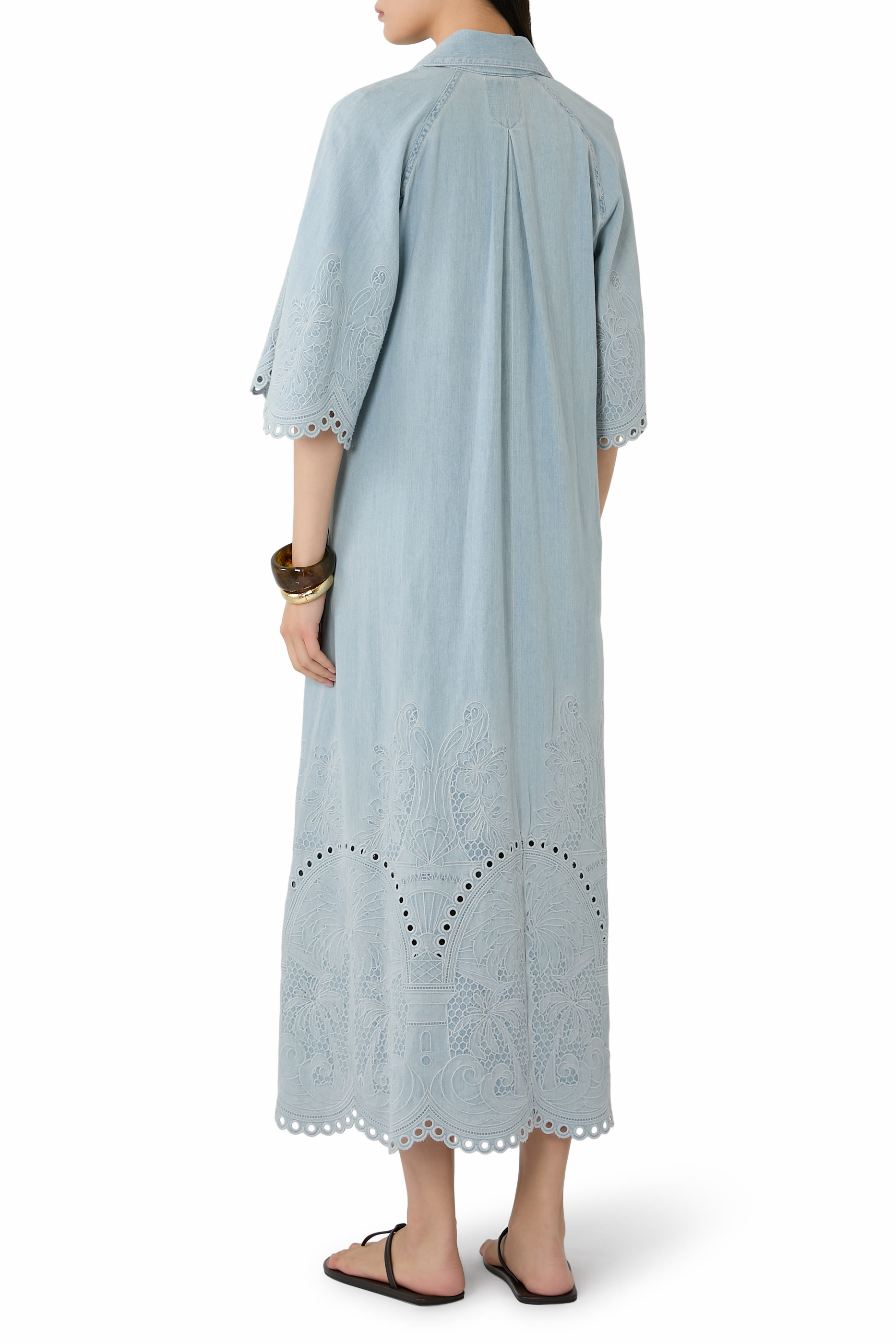 فستان داي لايت متوسط الطول دنيم