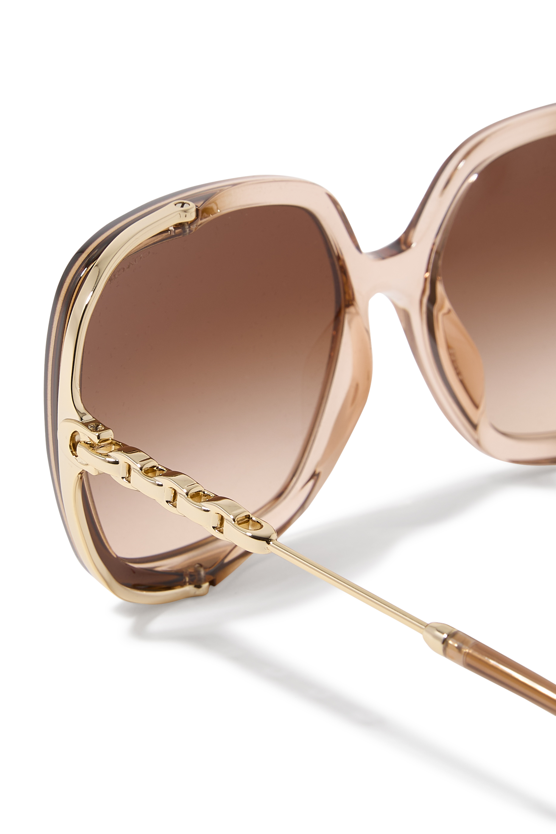 نظارة شمسية بإطار مربع أسيتات