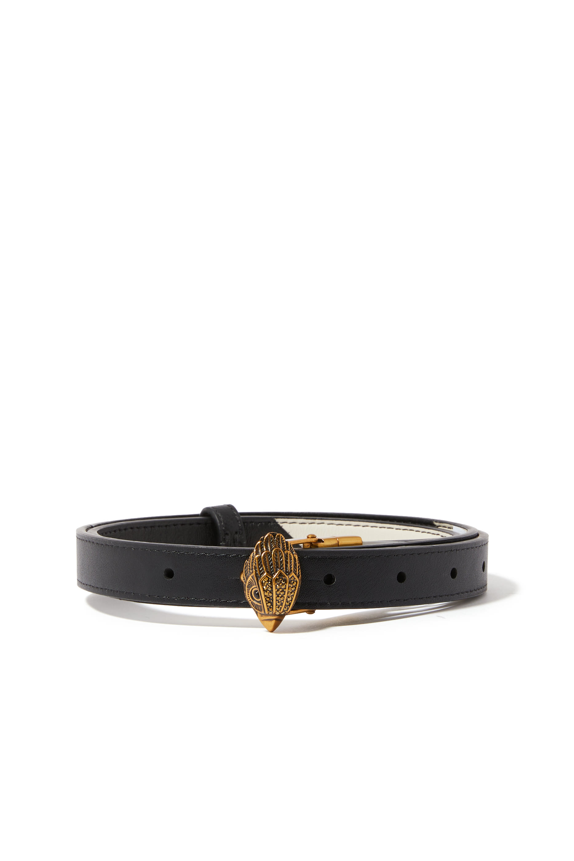 حزام بوجهين بحلية برأس النسر