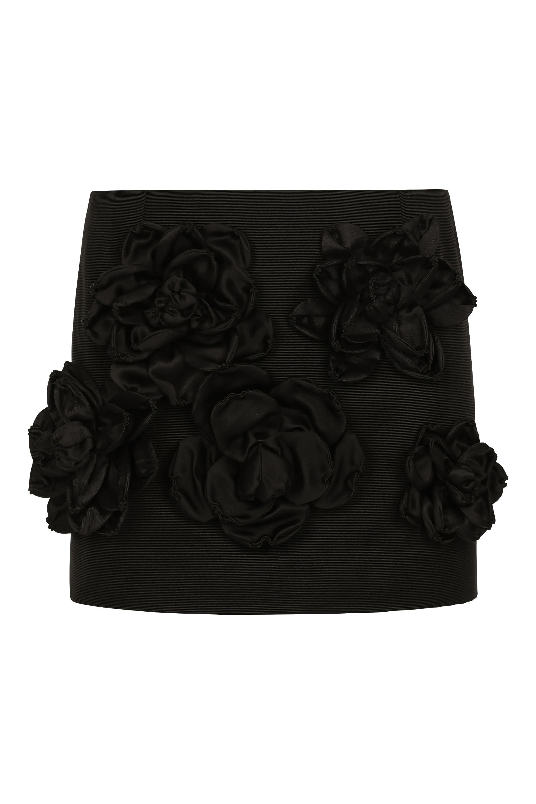 تنورة قصيرة بزهور بارزة نسيج عثماني