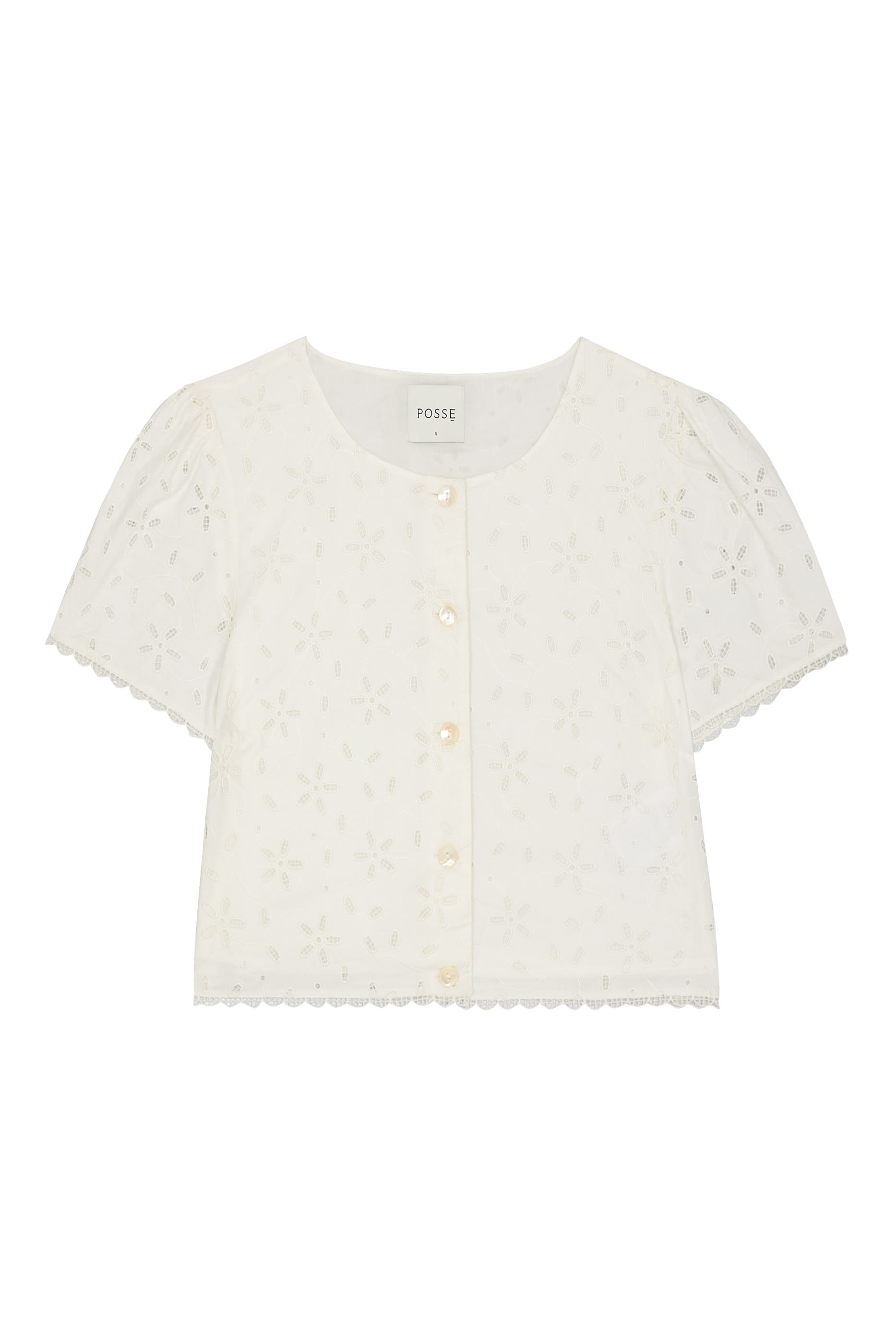 بلوزة سلمى مطرزة قطن