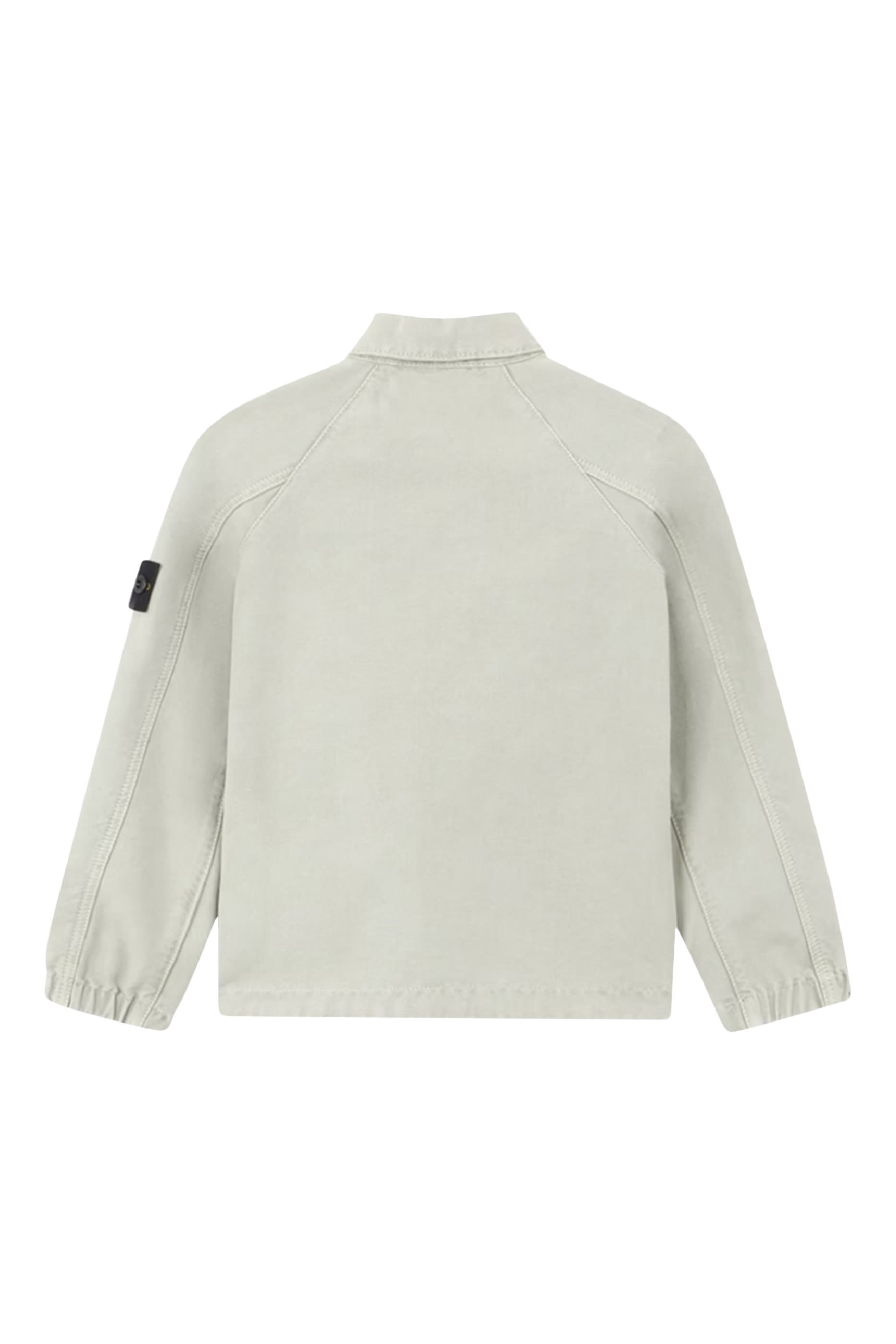 جاكيت كوتش باهت برقعة شعار الماركة للأطفال