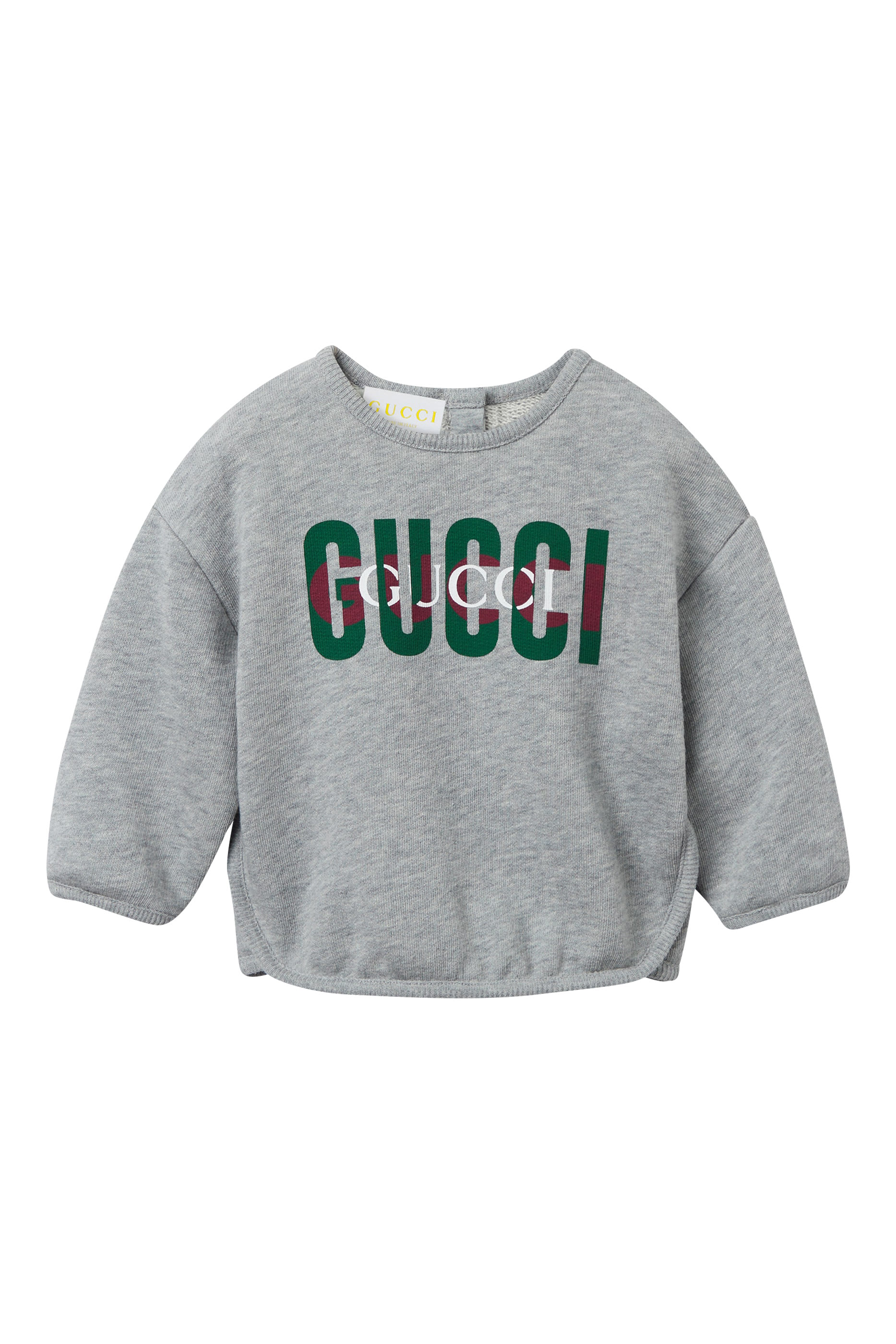 سويت شيرت بطبعات شعار الماركة للأطفال