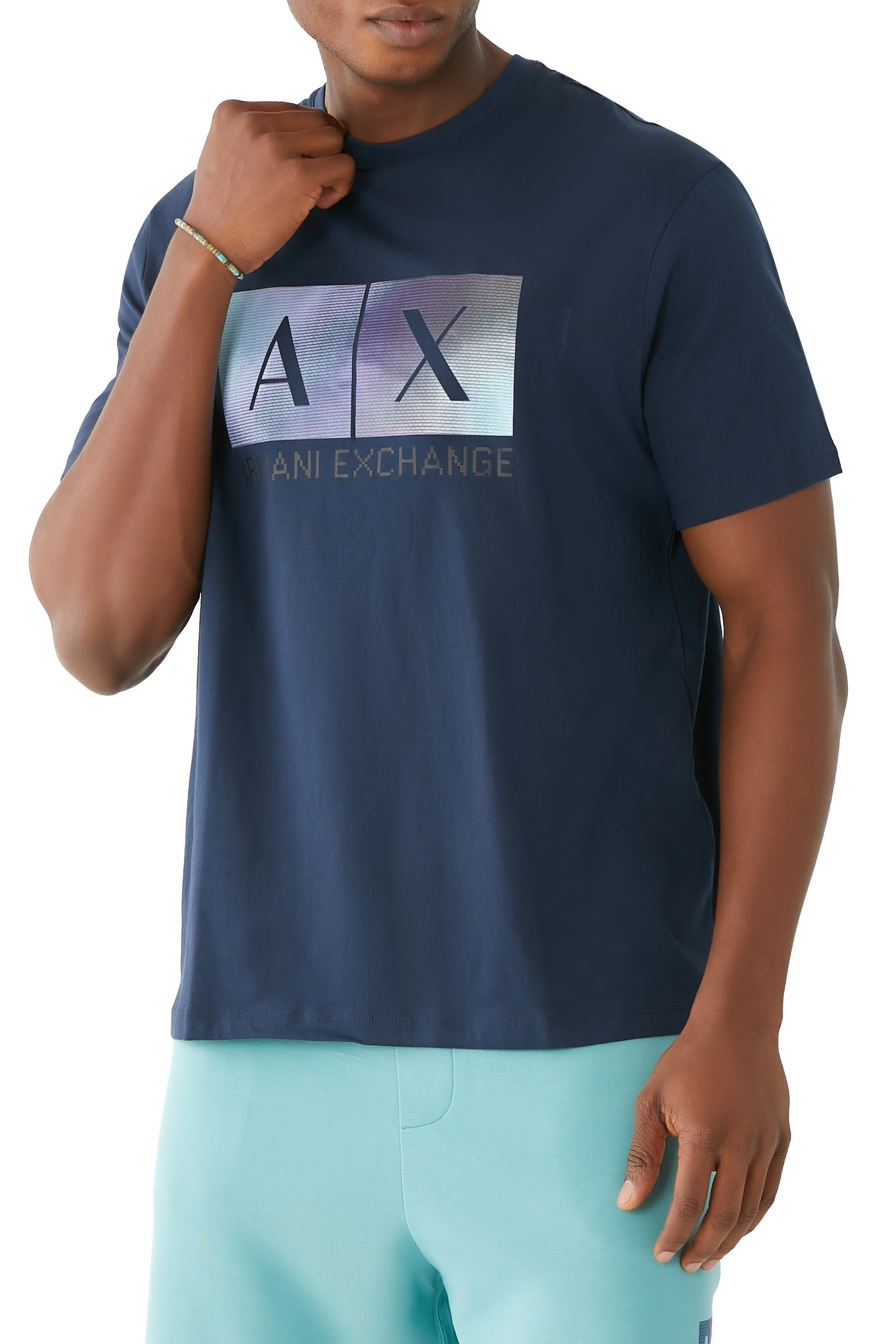 تيشيرت ميتا نايتشر بطبعات شعار الماركة