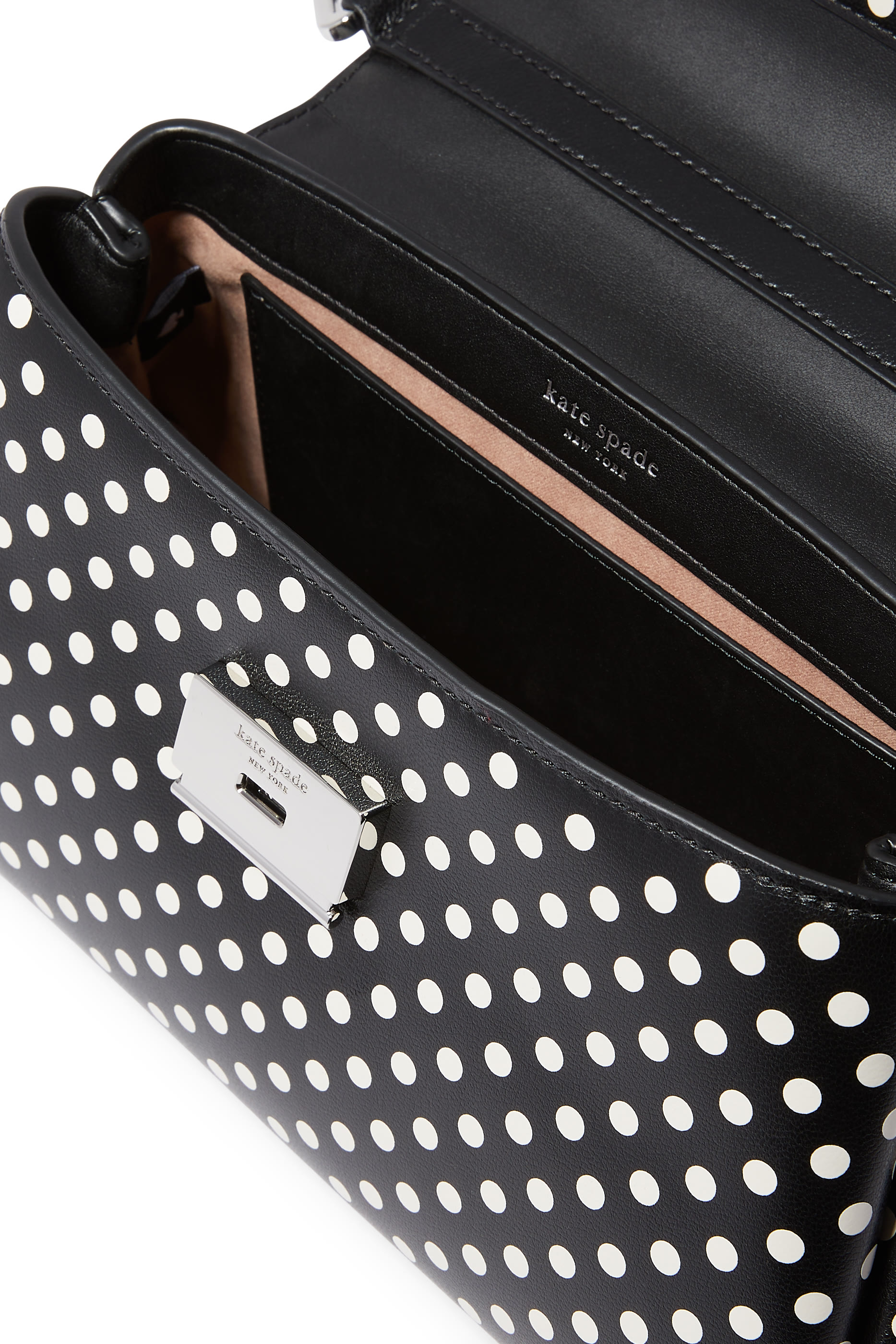 حقيبة بنقشة نقاط ويد علوية