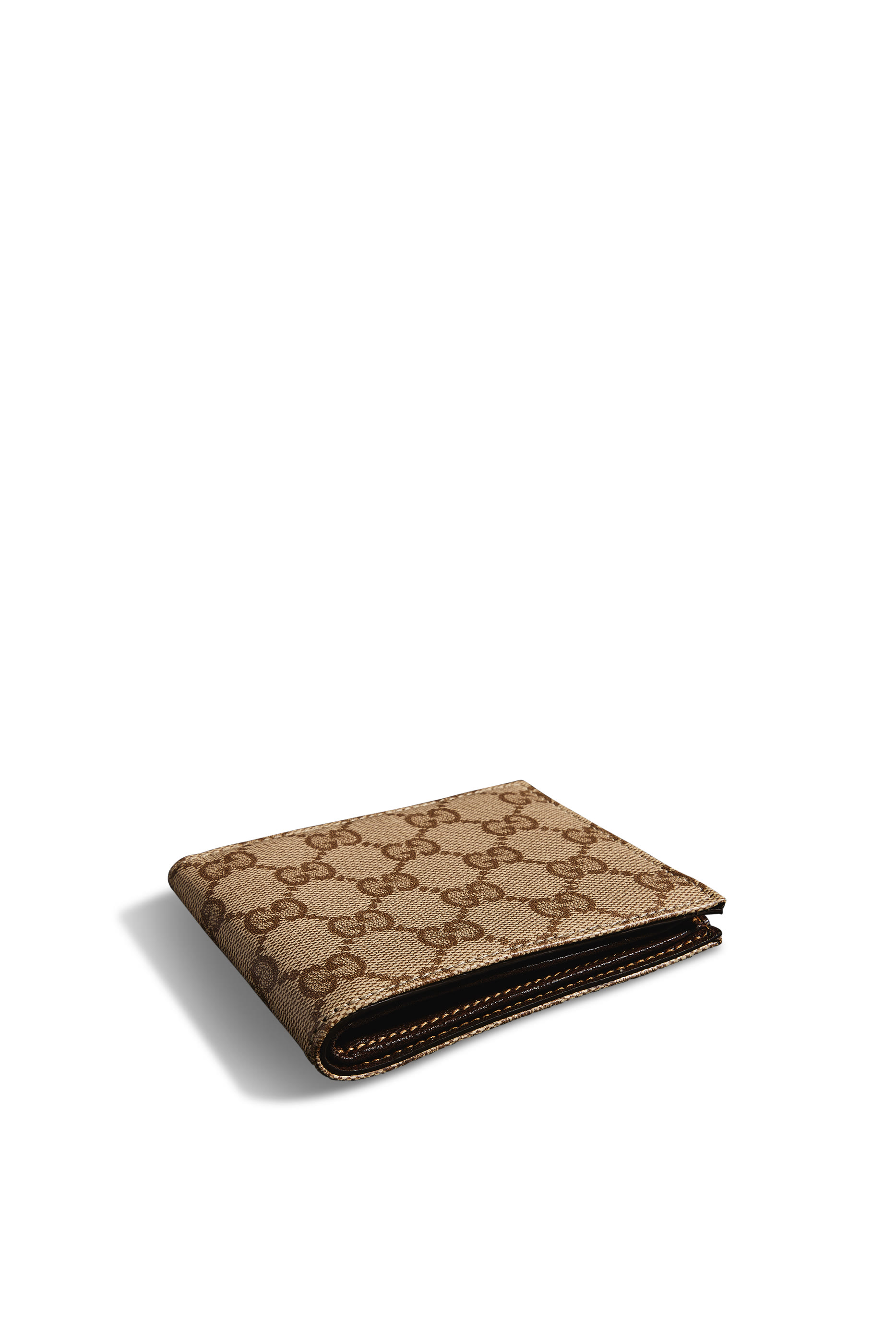 محفظة ثنائية الطي بشعار الماركة