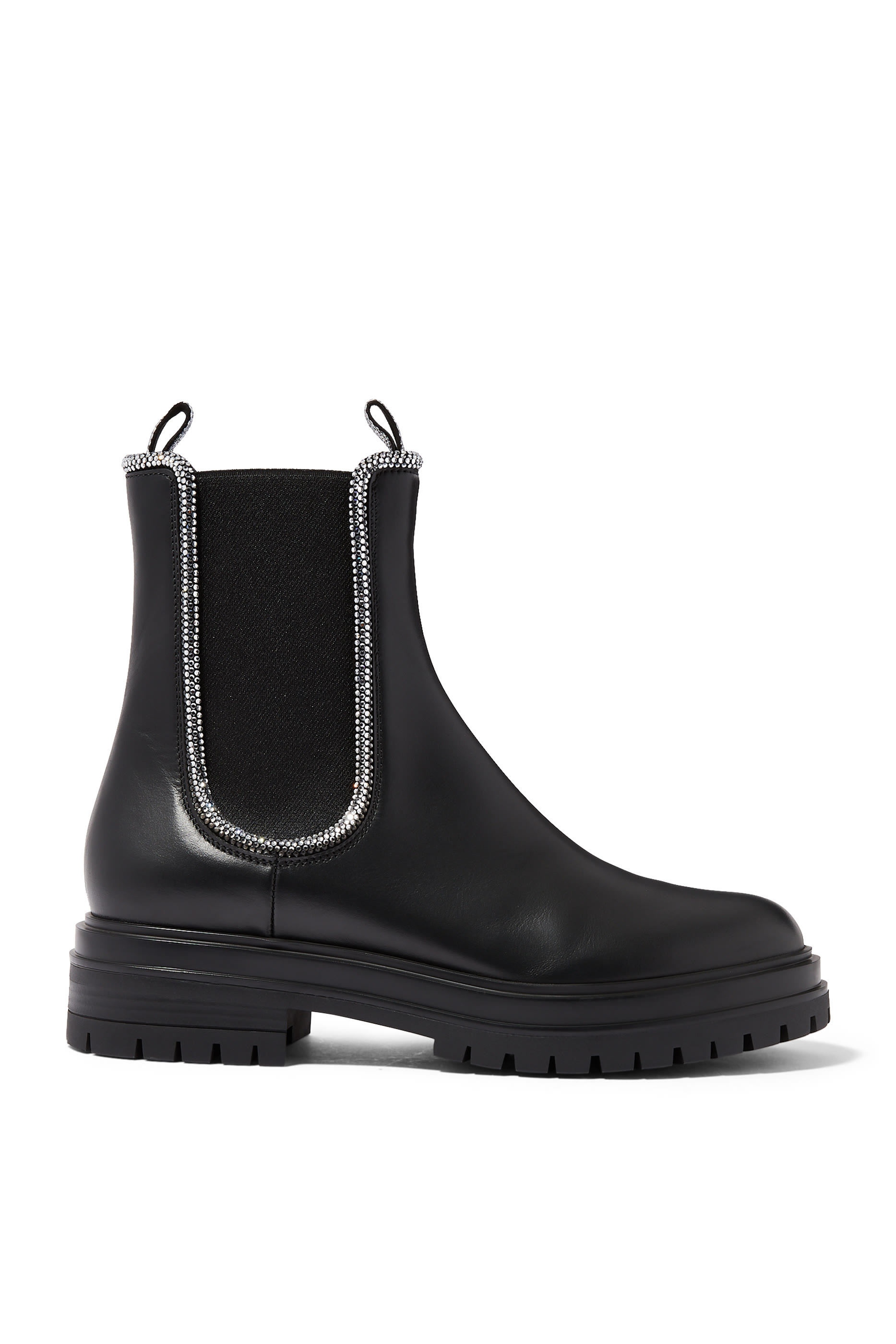 حذاء بوت تشستر مرصع بالكريستال