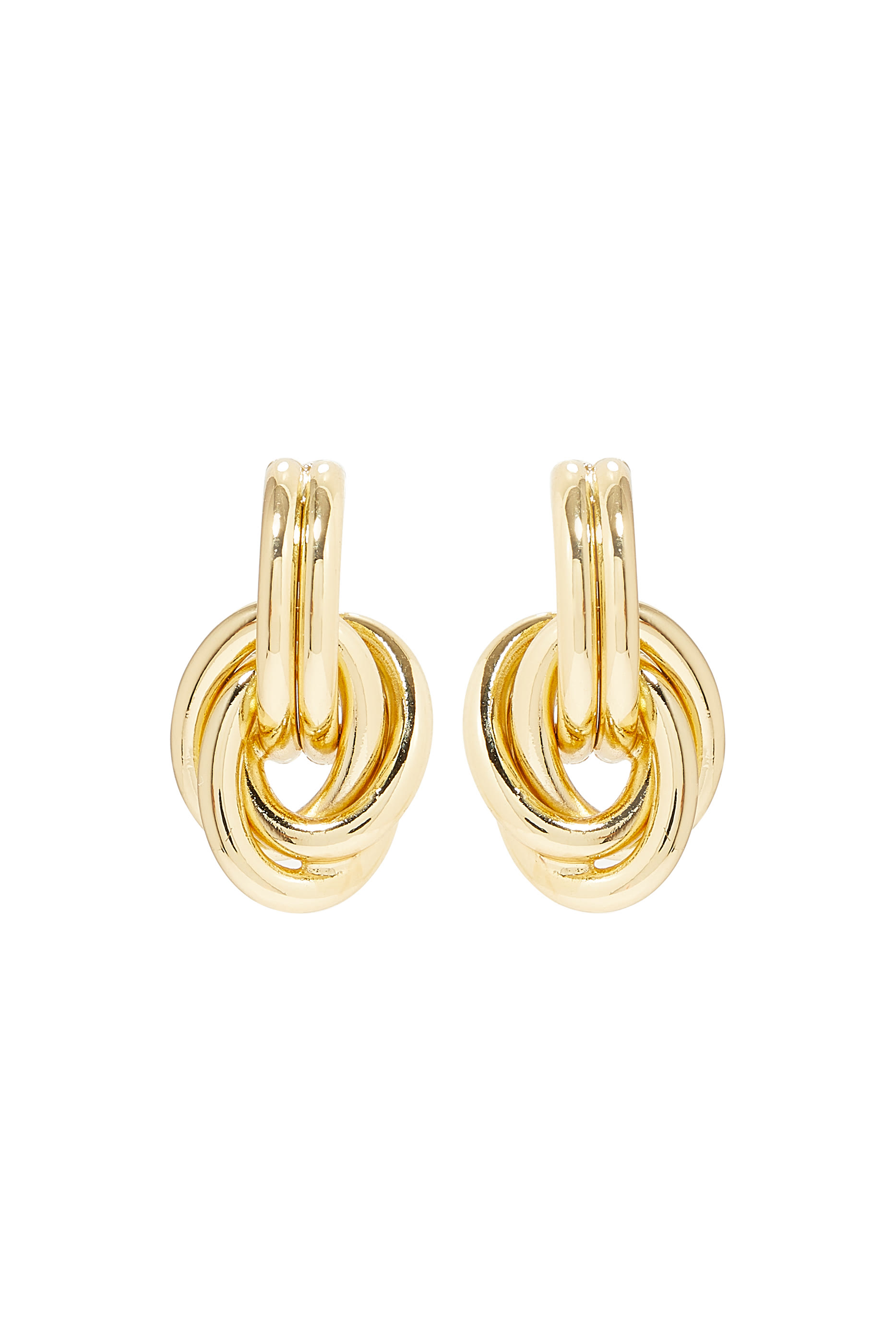 أقراط بيترا ذهبية