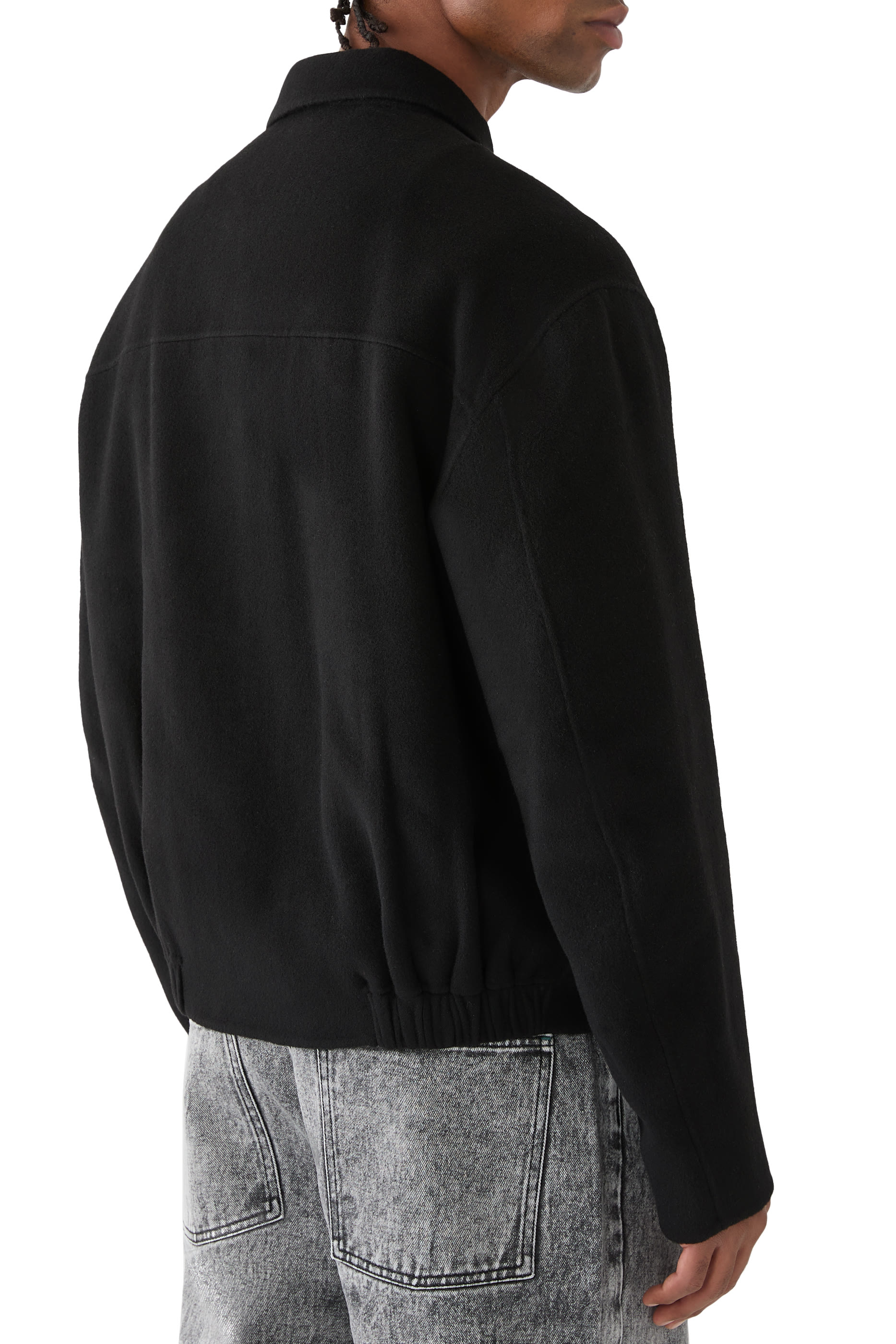 جاكيت بوجهين صوف