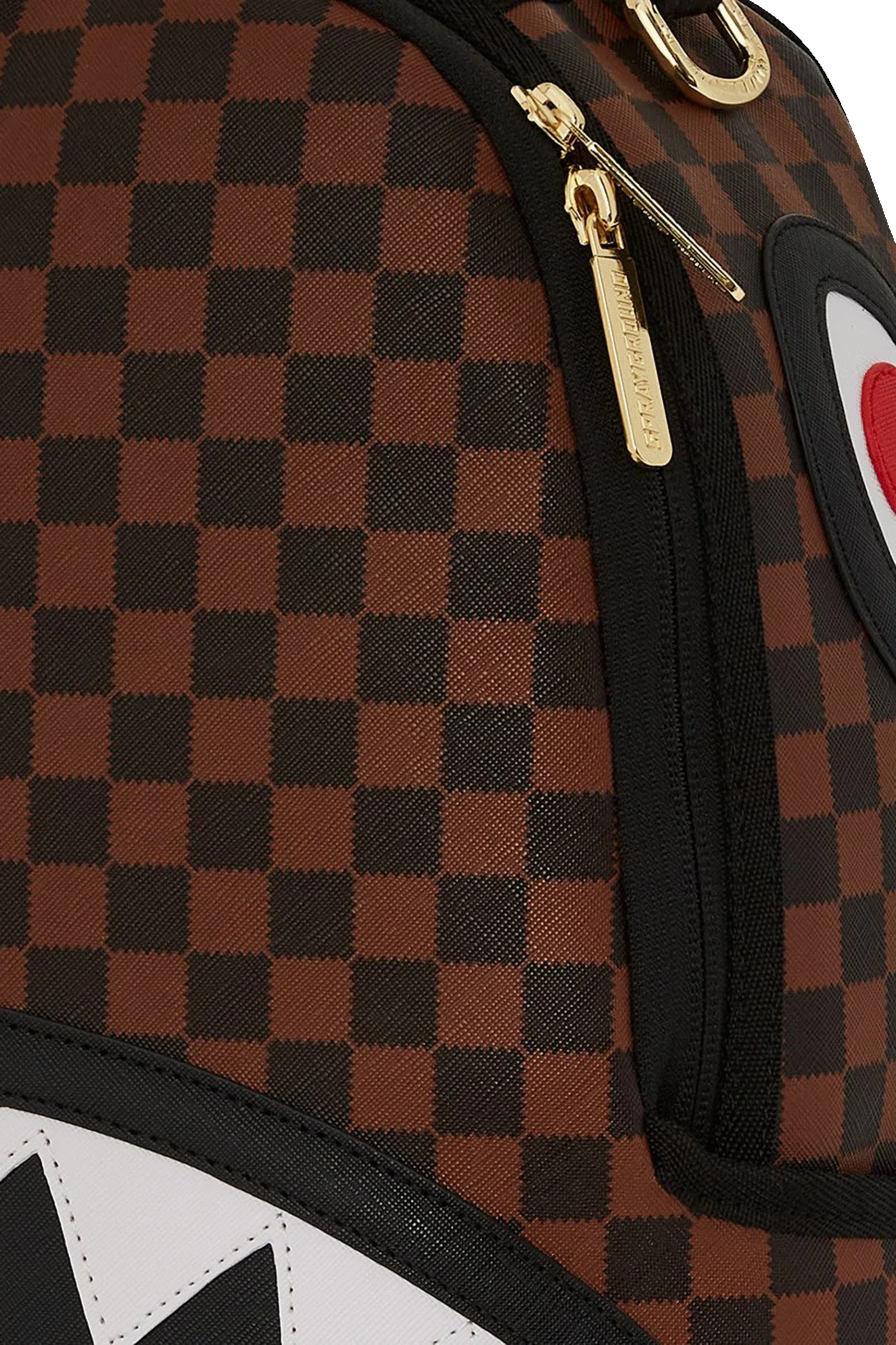 حقيبة ظهر بنقشة قرش قماش قنب للأطفال