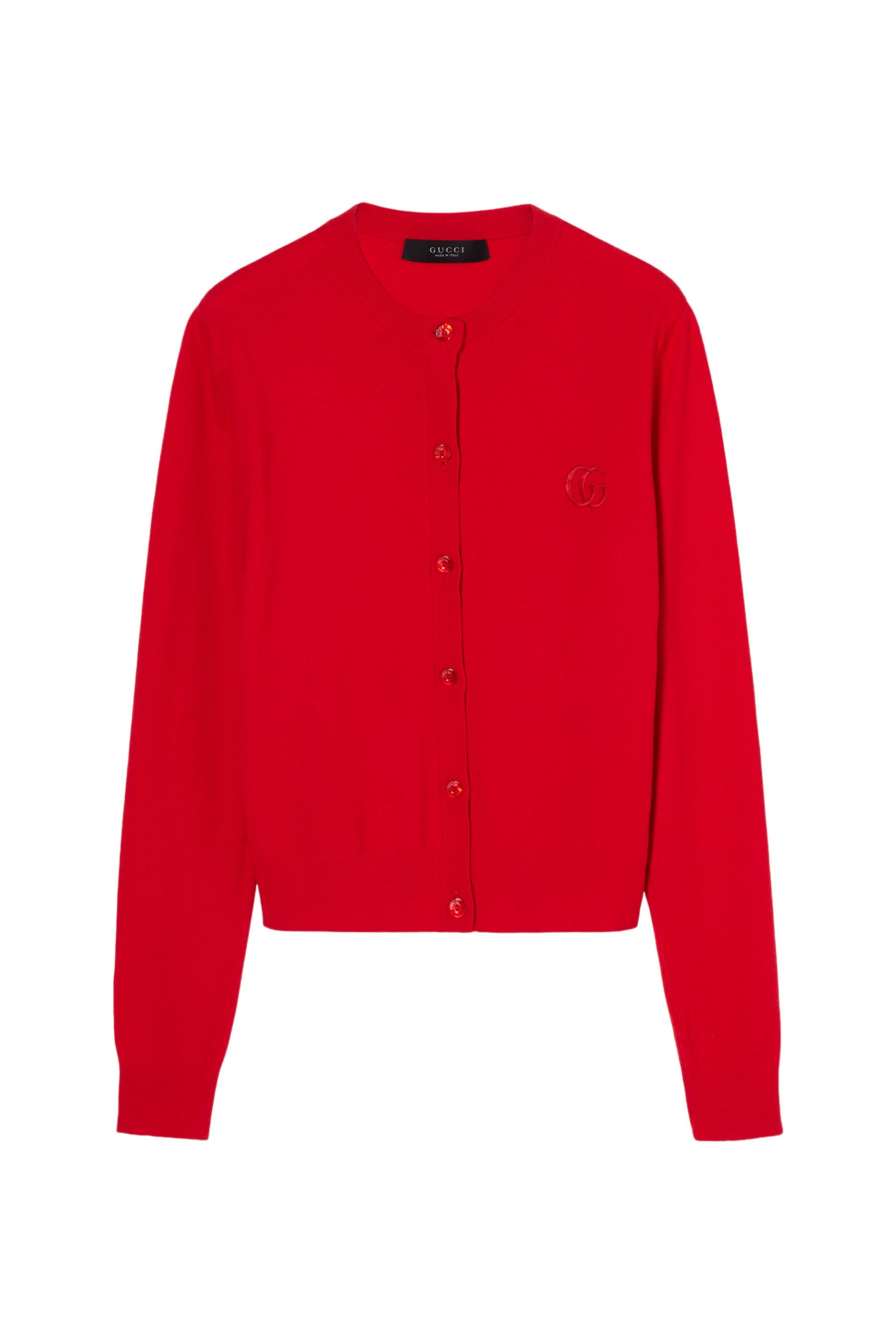 كارديغان بياقة ضيقة وأكمام طويلة