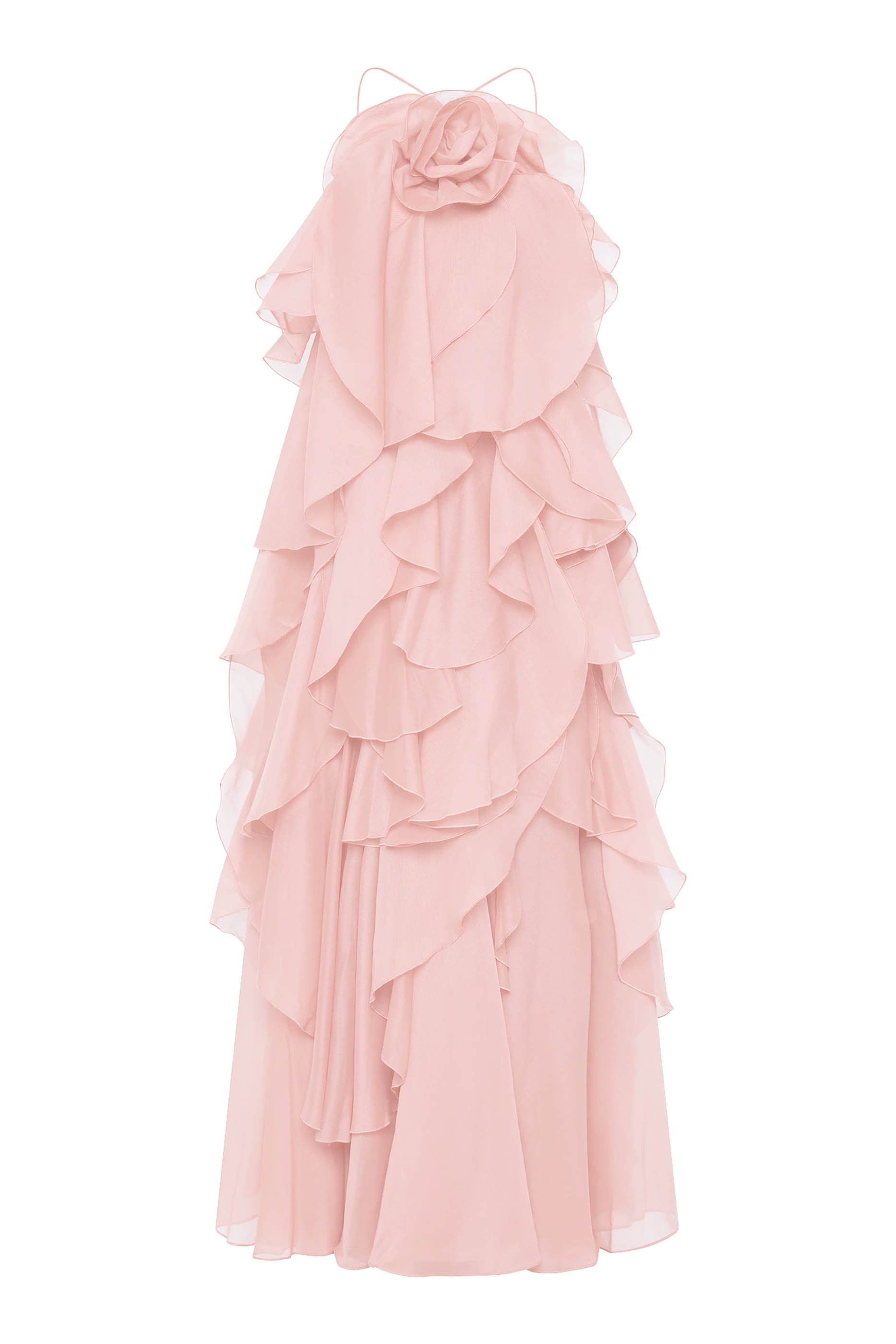 فستان طويل باندوريا بتصميم متدرج